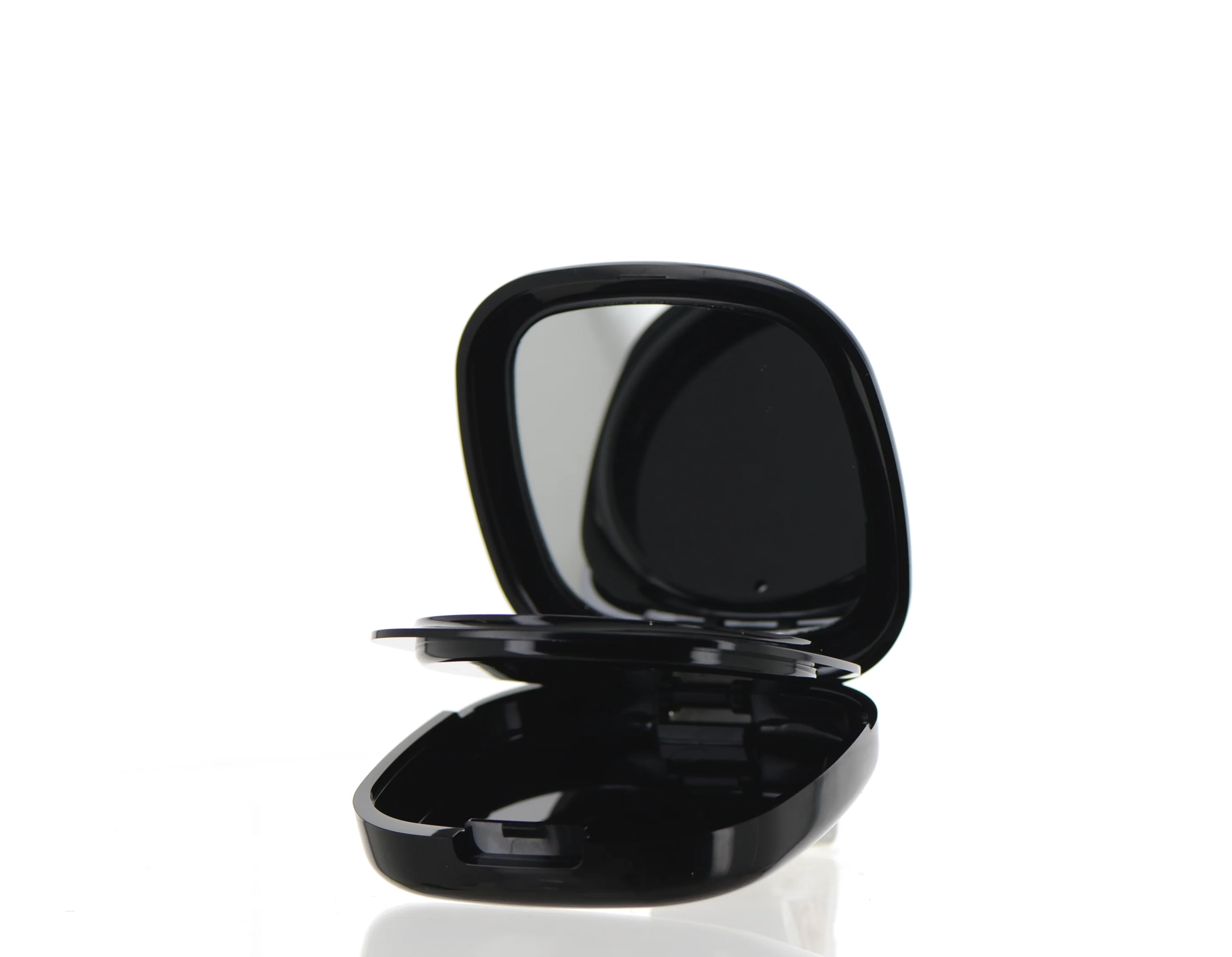 ABS, 100% PCR Refillable Compact Component with Mirror - Image 2