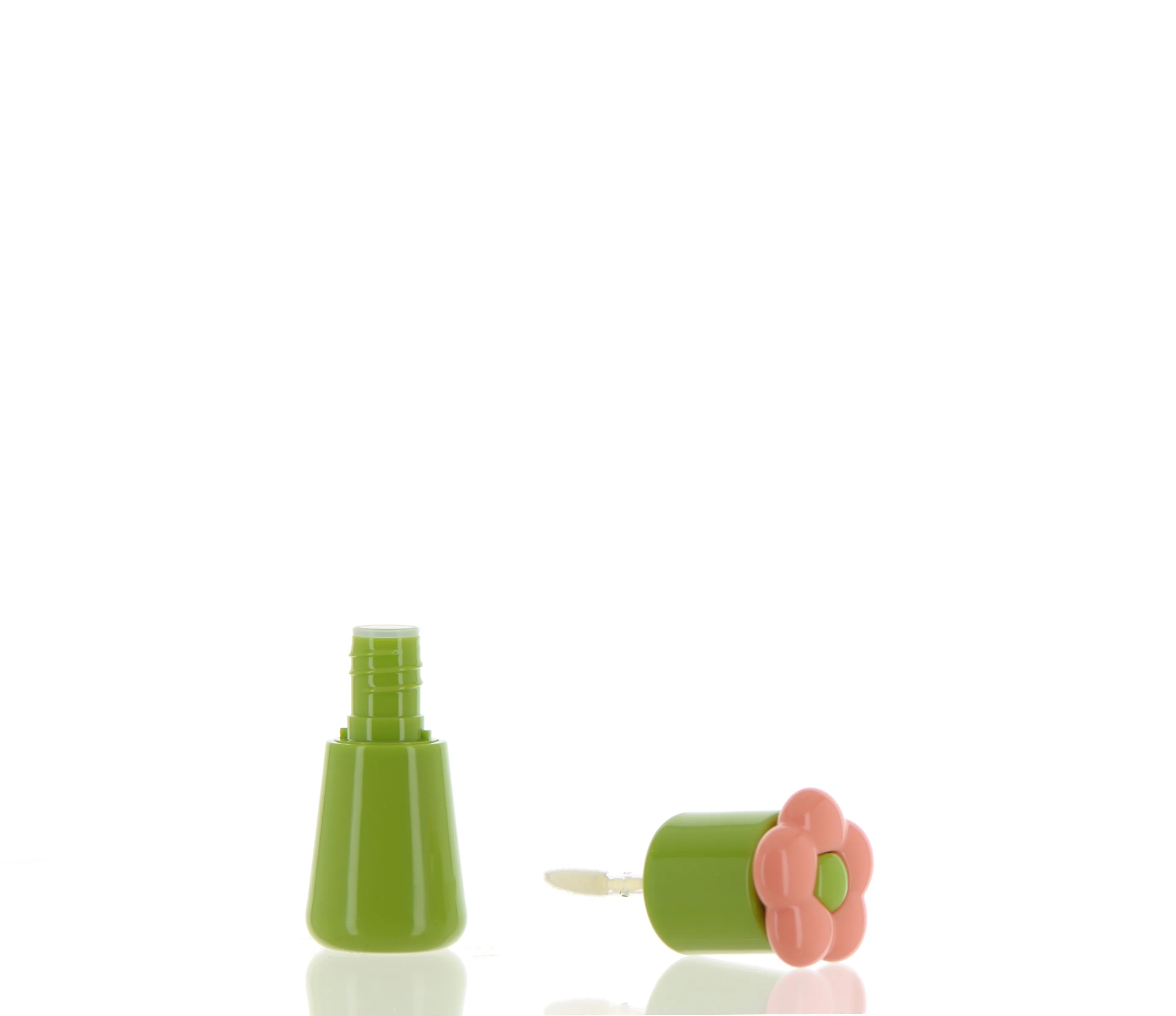ABS/AS Lip Gloss Component with Flower Shape Applicator Cap - Image 2