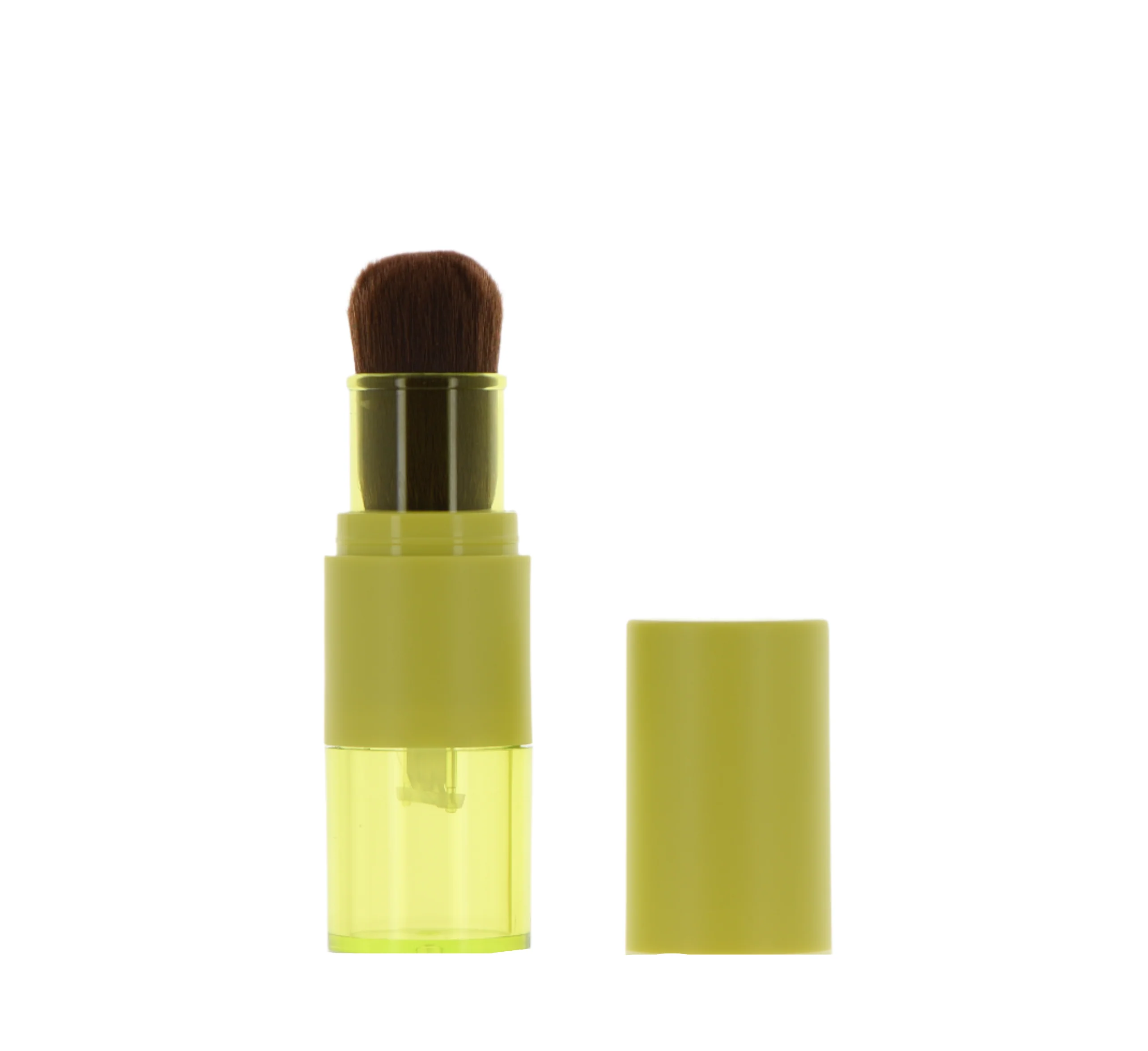 ABS/AS, Replaceable Powder Cosmetic Applicator with Brush - Image 2