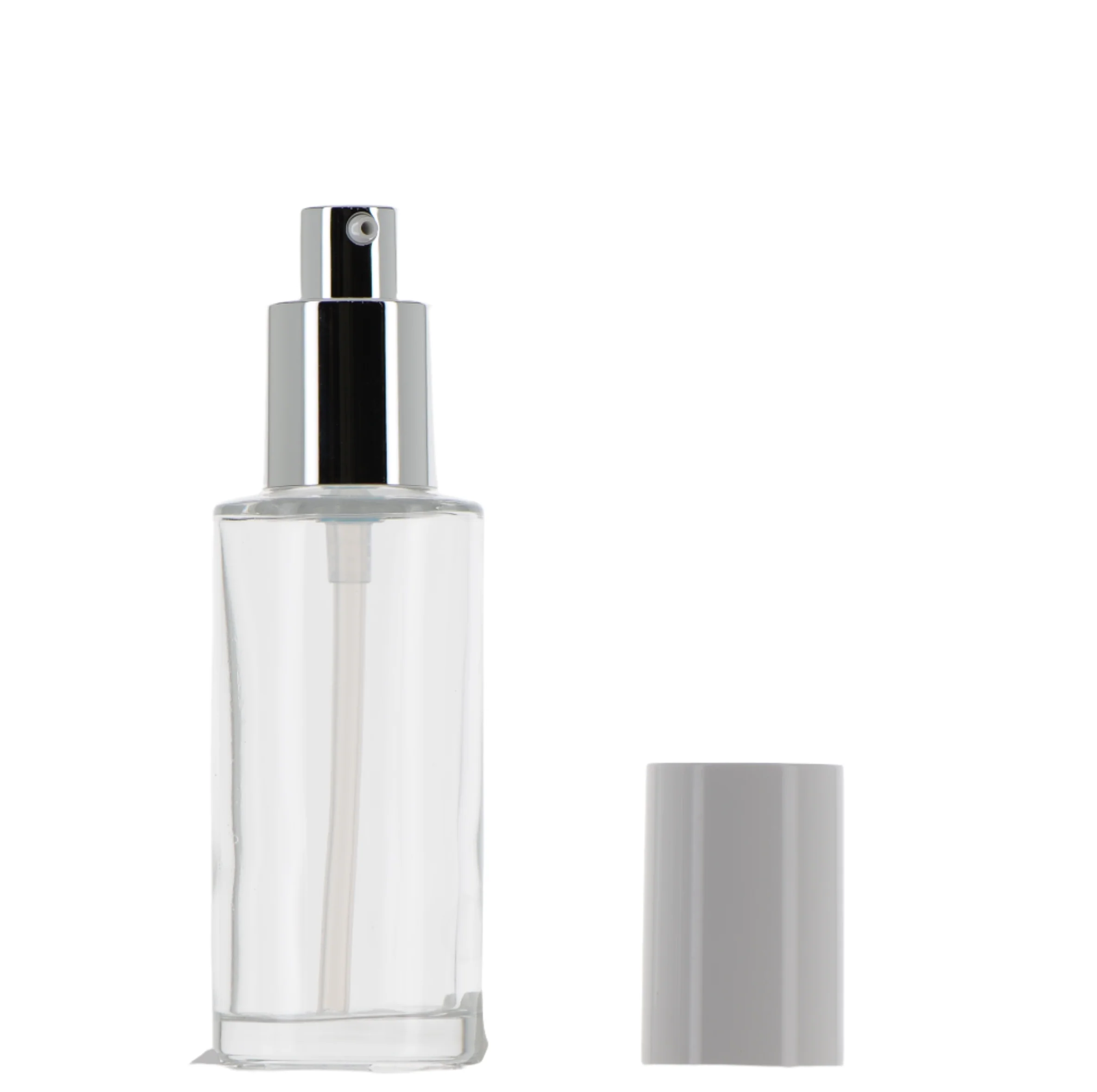ABS/GLASS, Treatment Pump Bottle With Over Cap - Image 3
