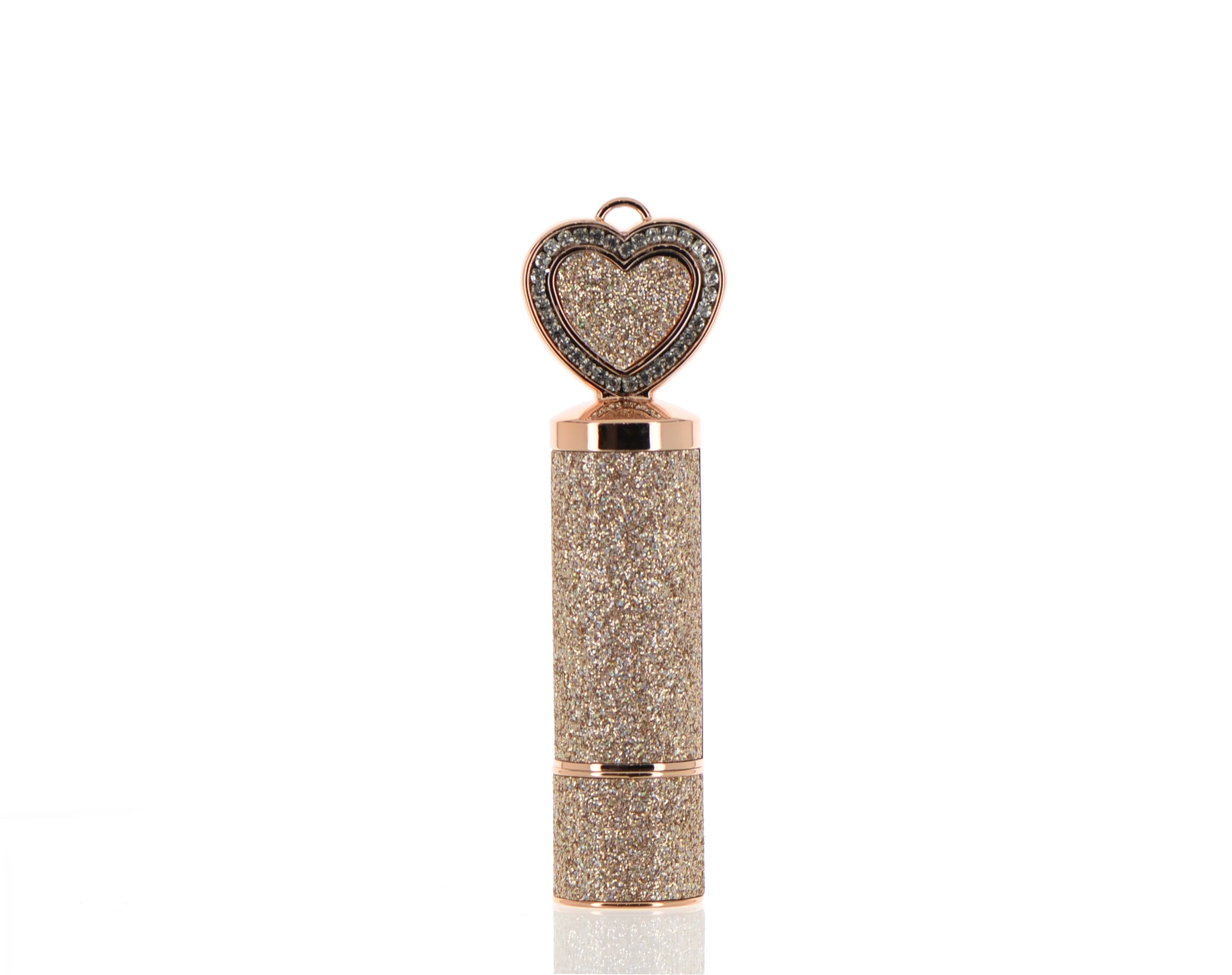 ABS, Lipstick Component with Heart Shape Mirror Over Cap - Image 2
