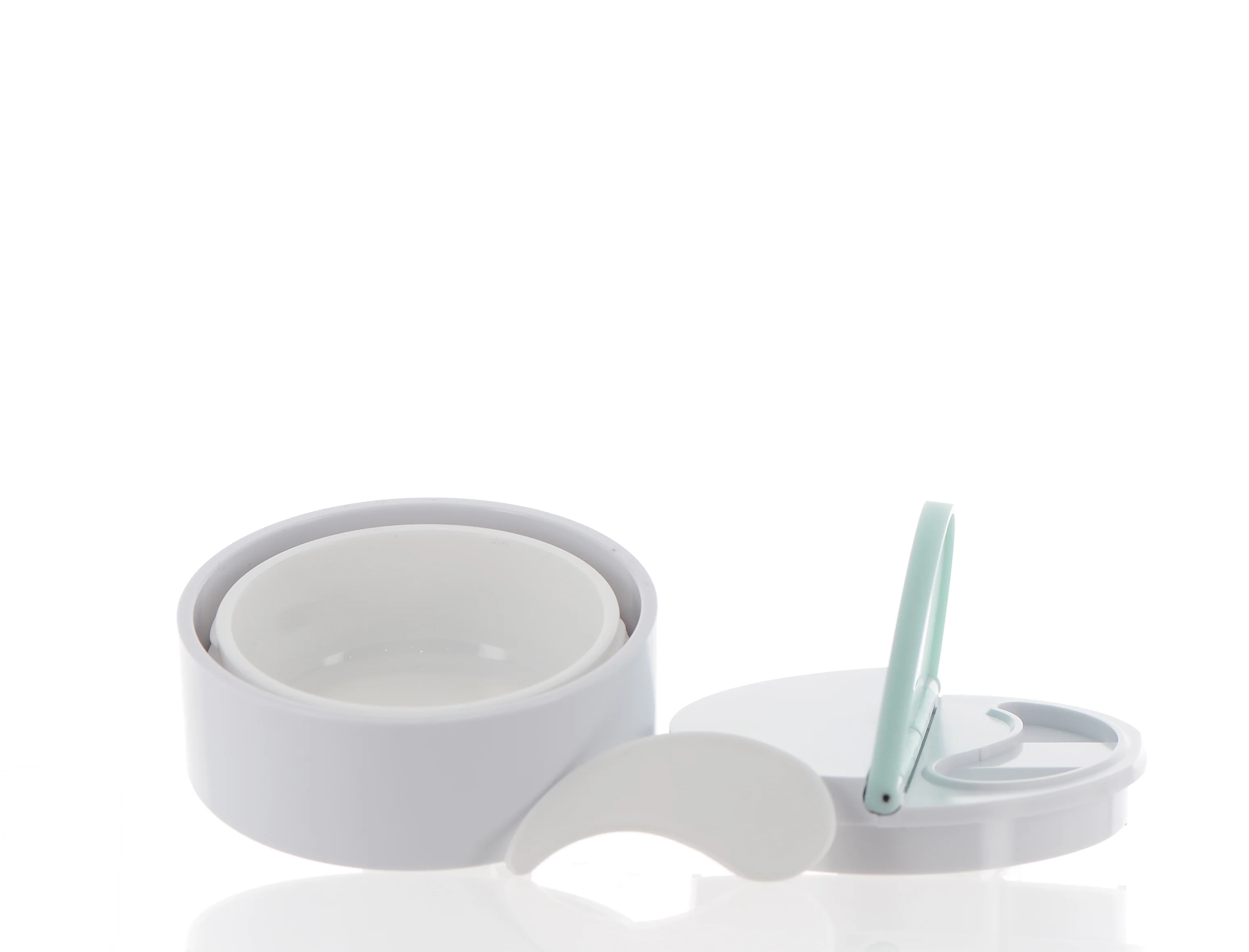 ABS/PP, Recyclable Refillable Jar with Spatula - Image 3