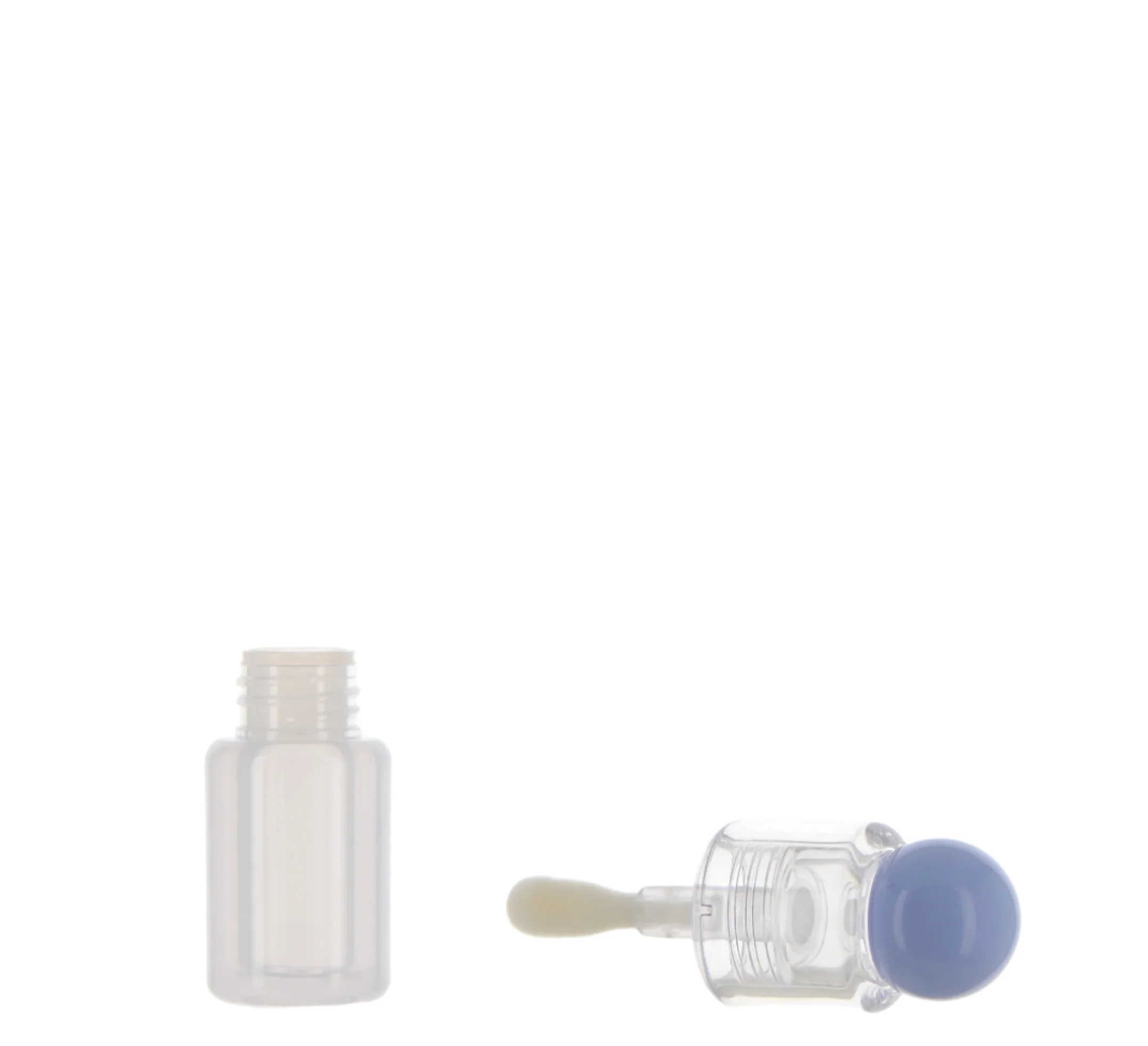 ABS/PETG/AS, Lip Gloss Component with Doe Foot Applicator - Image 2
