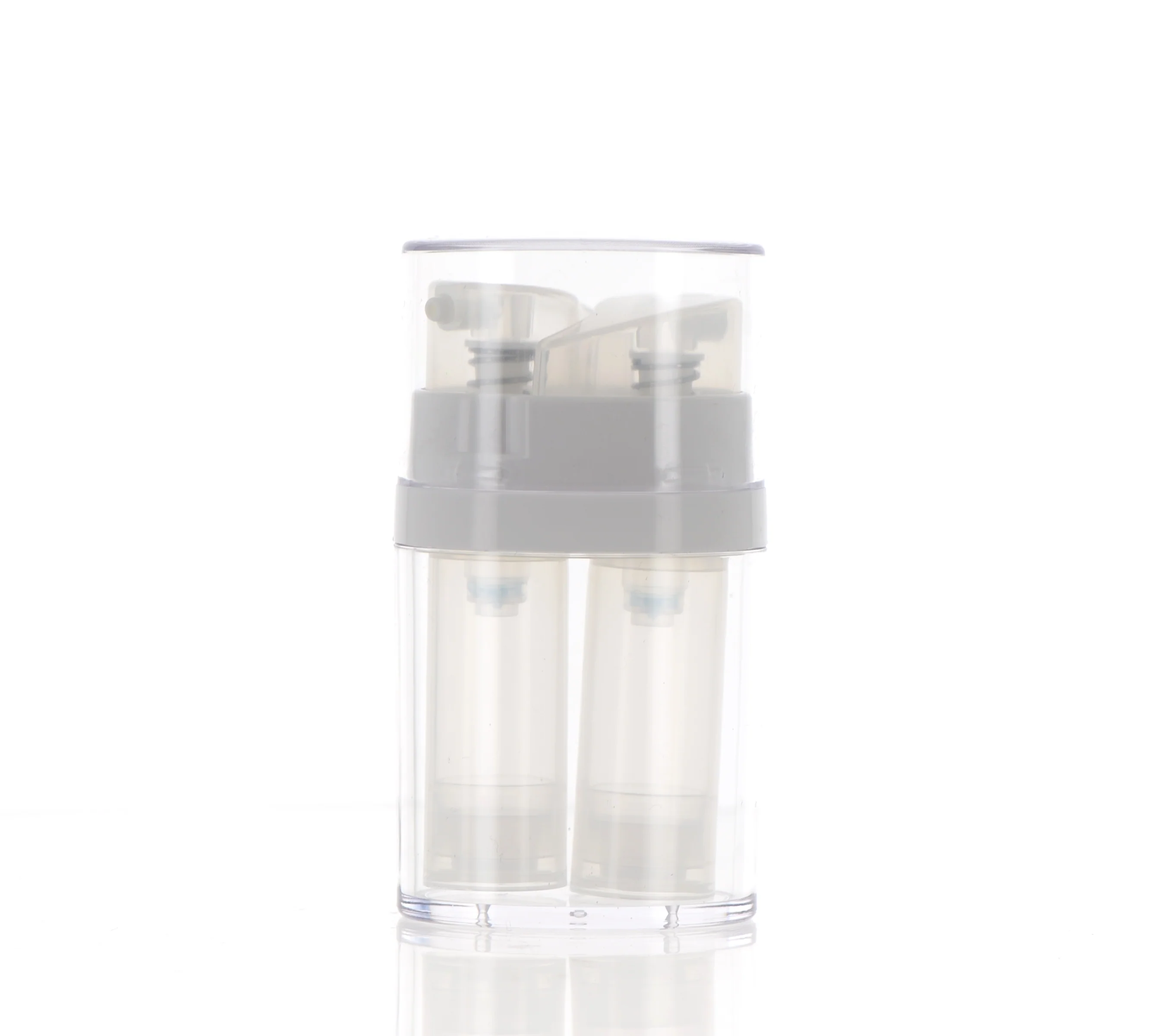 Dual Delight: ABS/PP Airless Pump Beauty Elixir Bottle