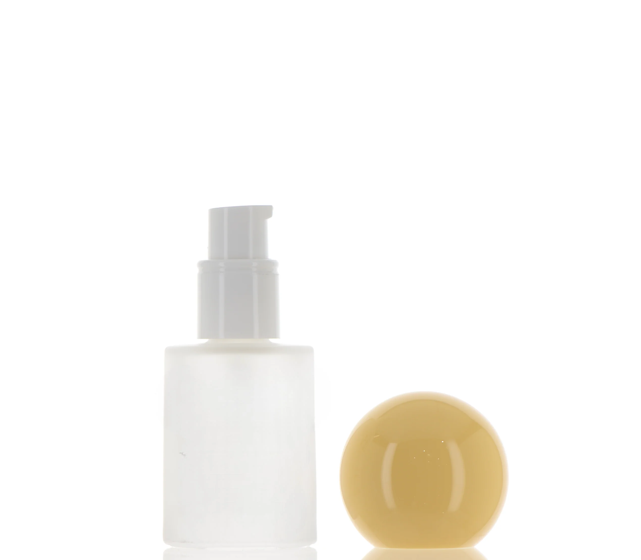 ABS/PP/Glass, Treatment Pump Cylinder Bottle with Over Cap - Image 2