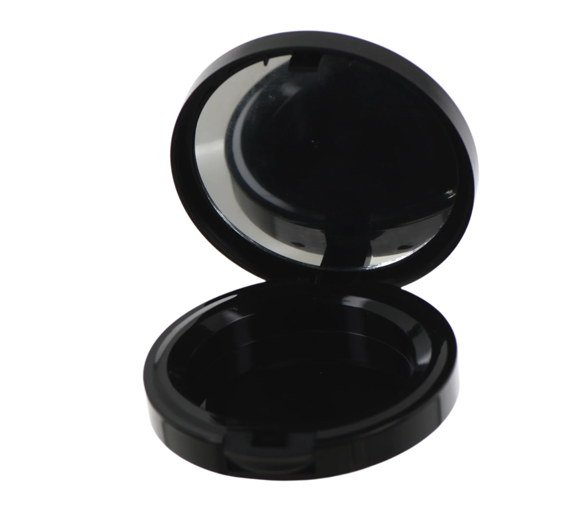 ABS, Round Single Pan Compact with Mirror - Image 2