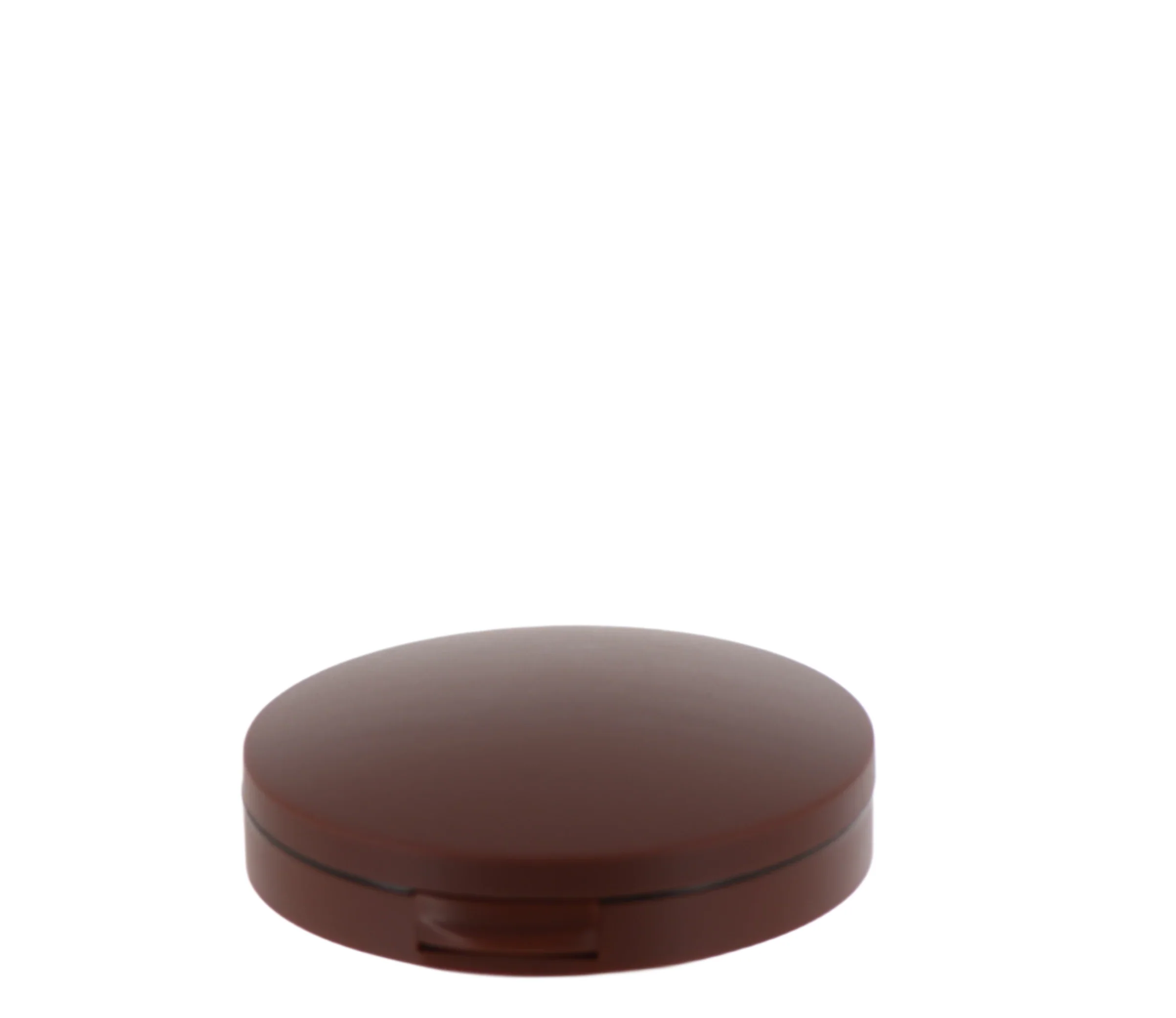 ABS, Round Single Pan Compact with Mirror - Image 3