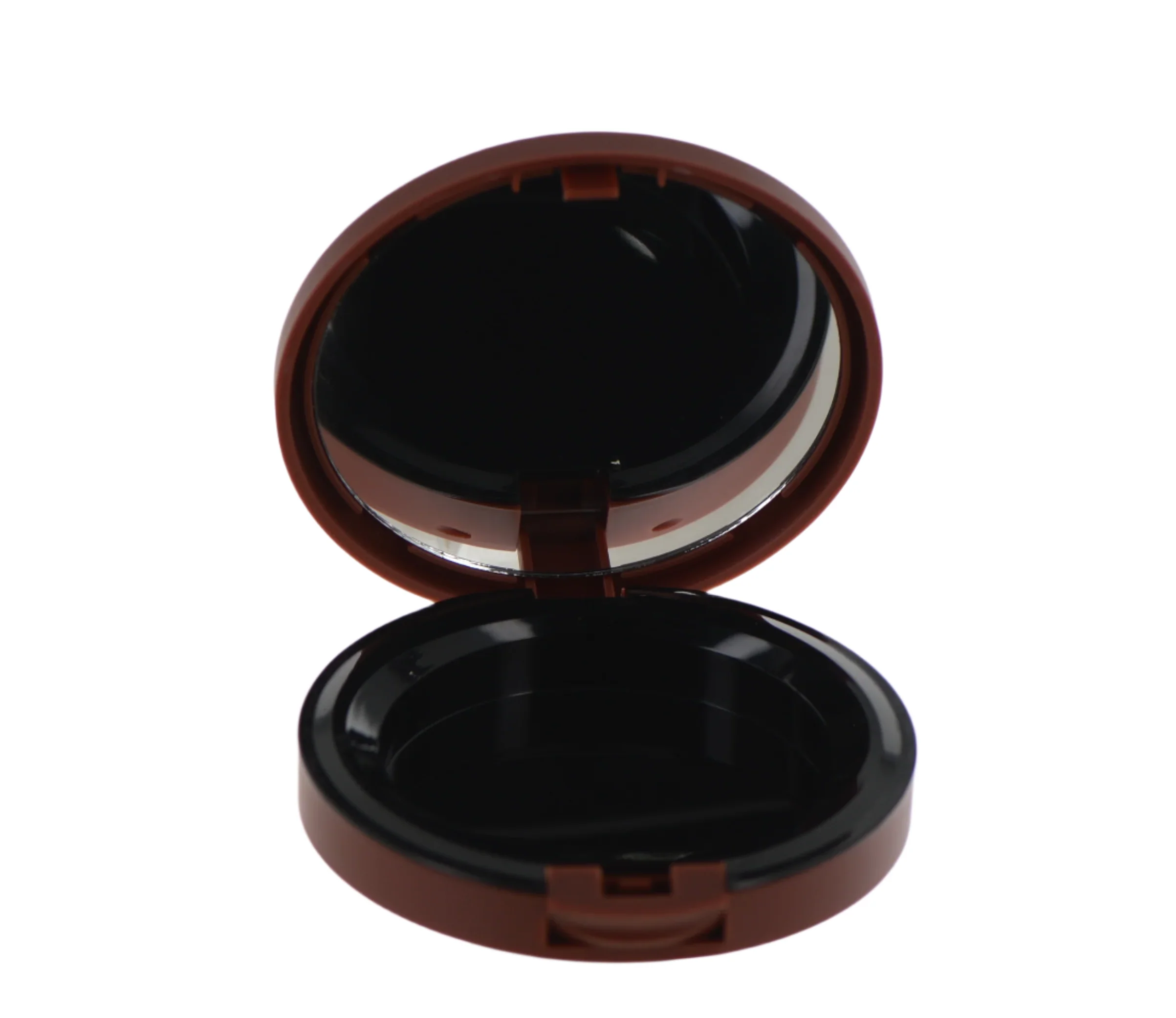 ABS, Round Single Pan Compact with Mirror - Image 4
