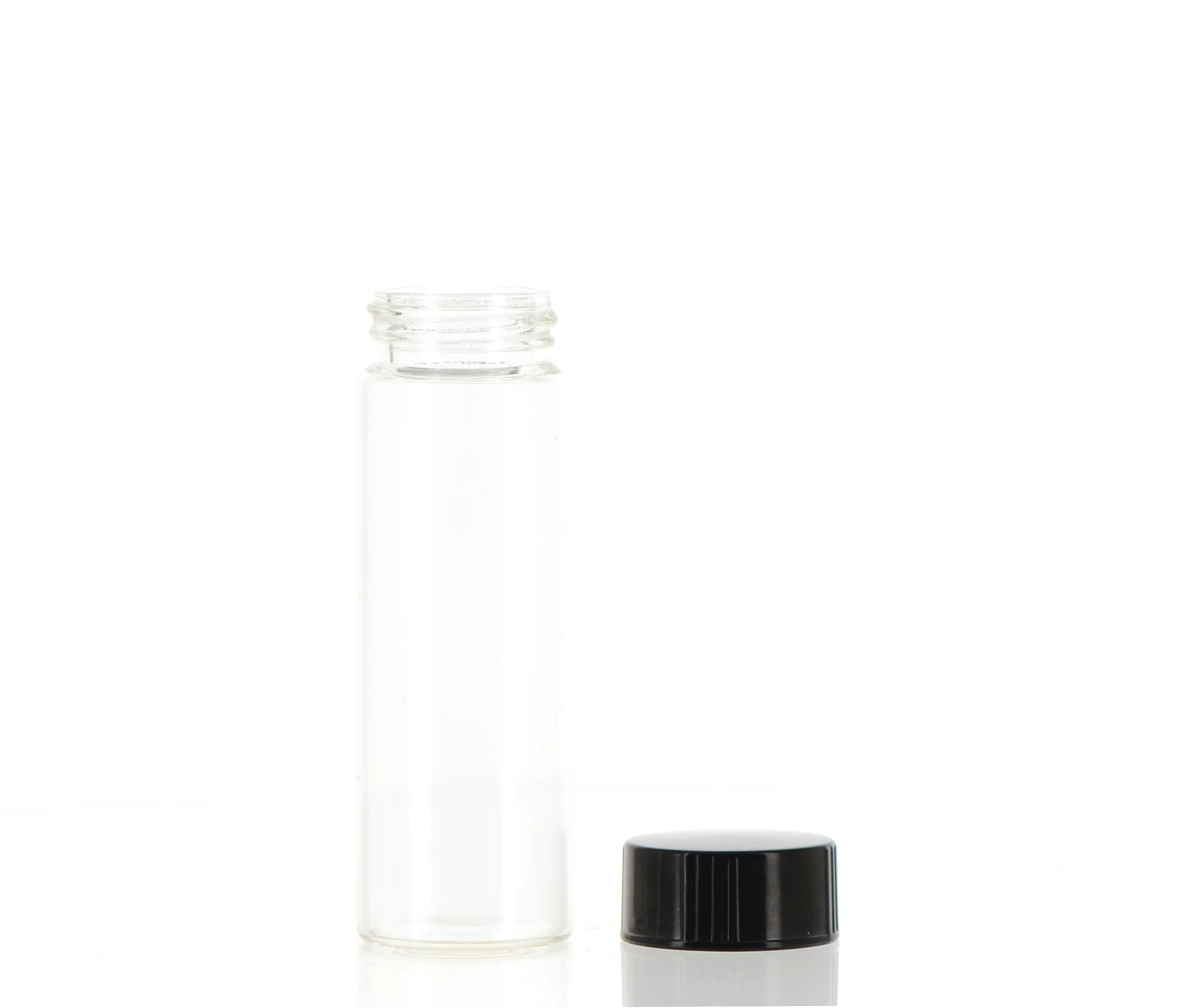 PE/Glass, Round Bottle with Screw Cap - Image 2