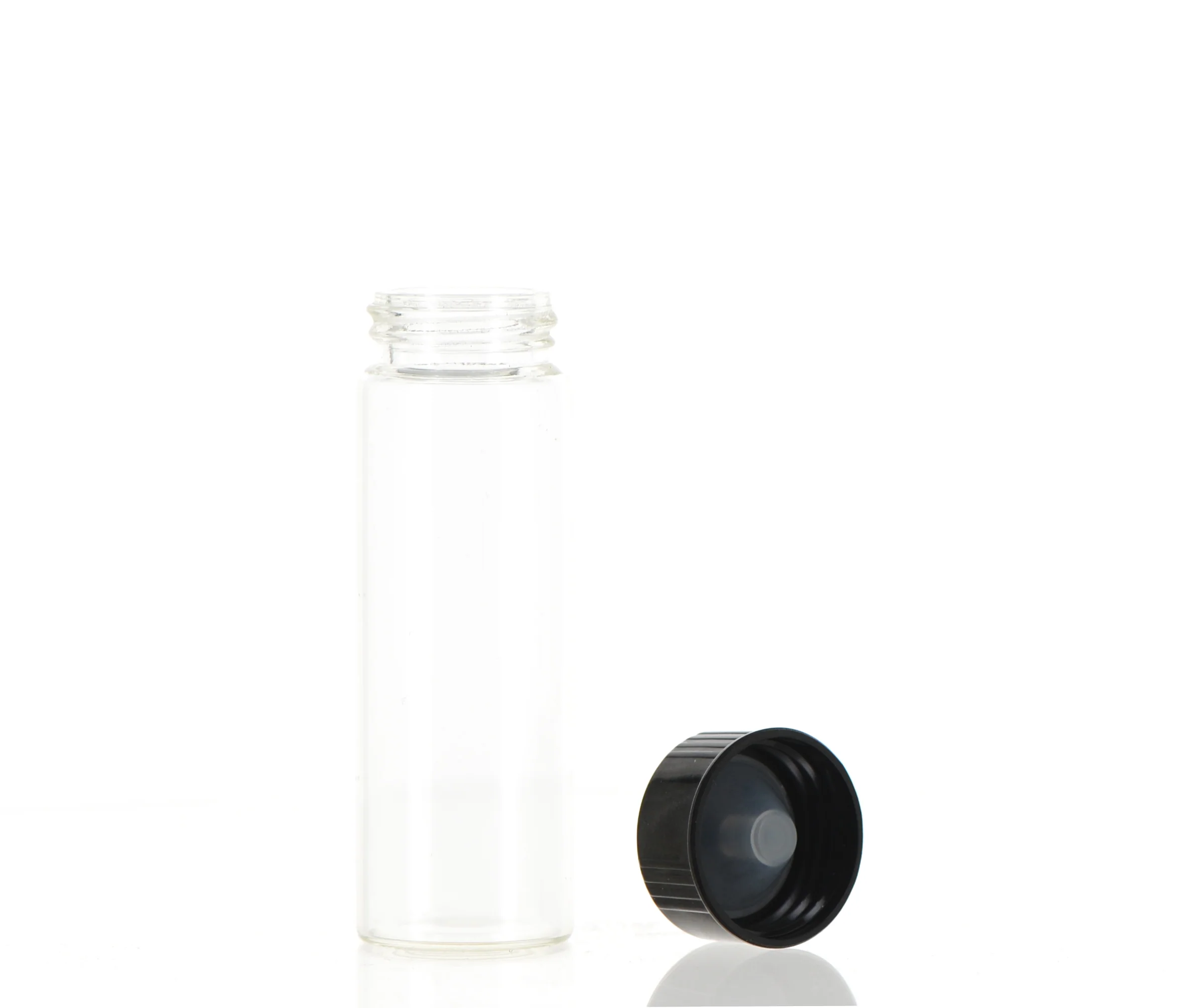 PE/Glass, Round Bottle with Screw Cap - Image 3