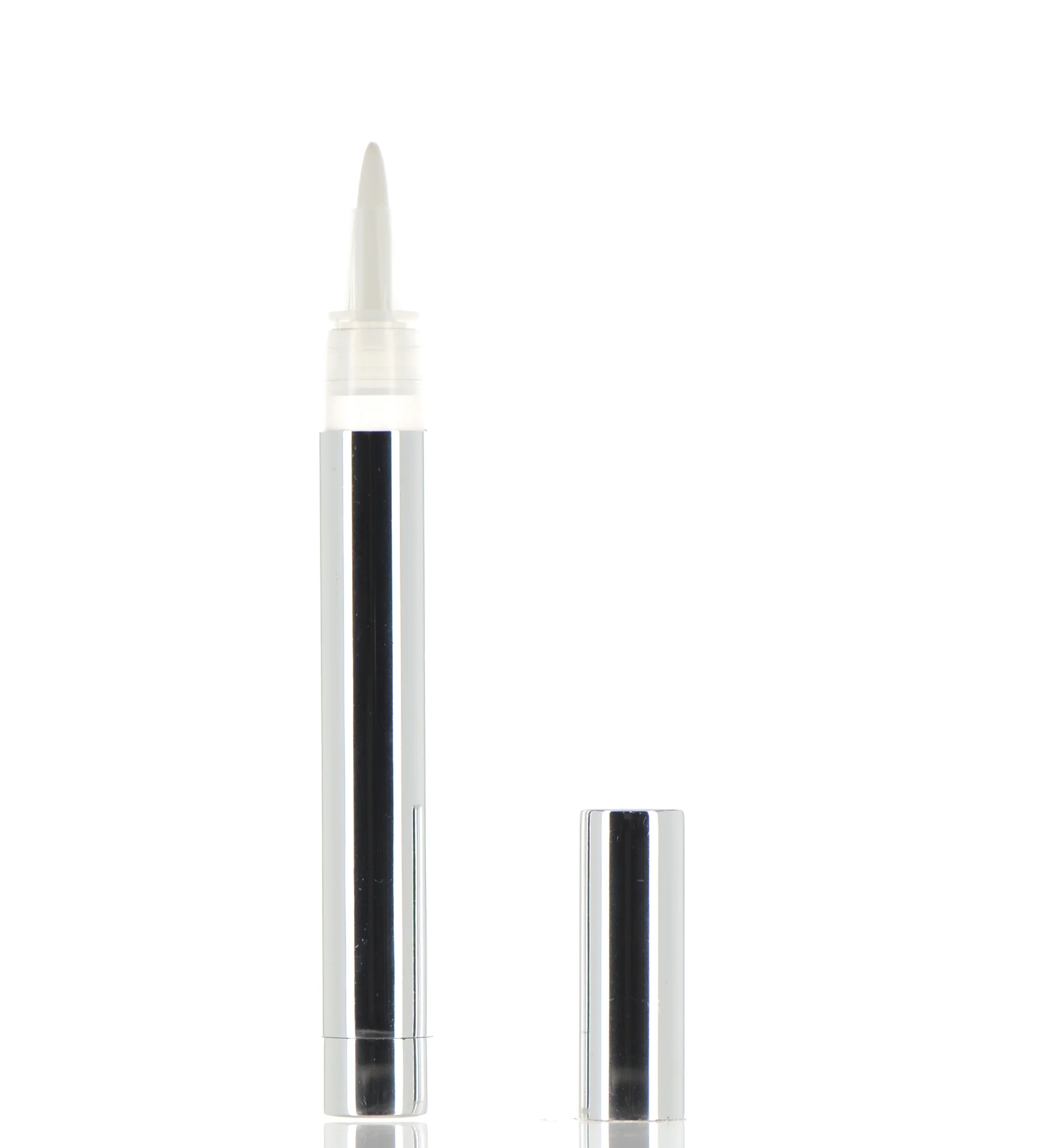 Aluminum/PP, Cosmetic Twist Pen with Brush Applicator - Image 2