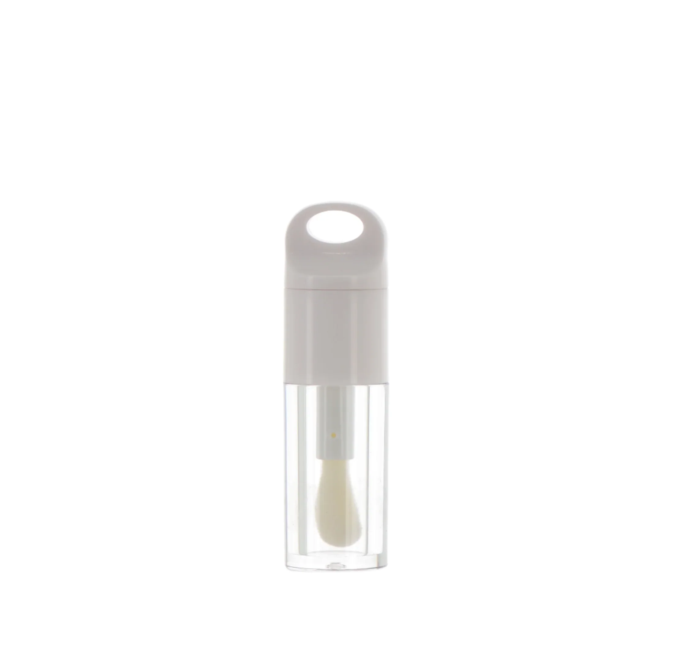 AS/ABS, Doe-Foot Applicator Lip Gloss with Keychain Screw Cap