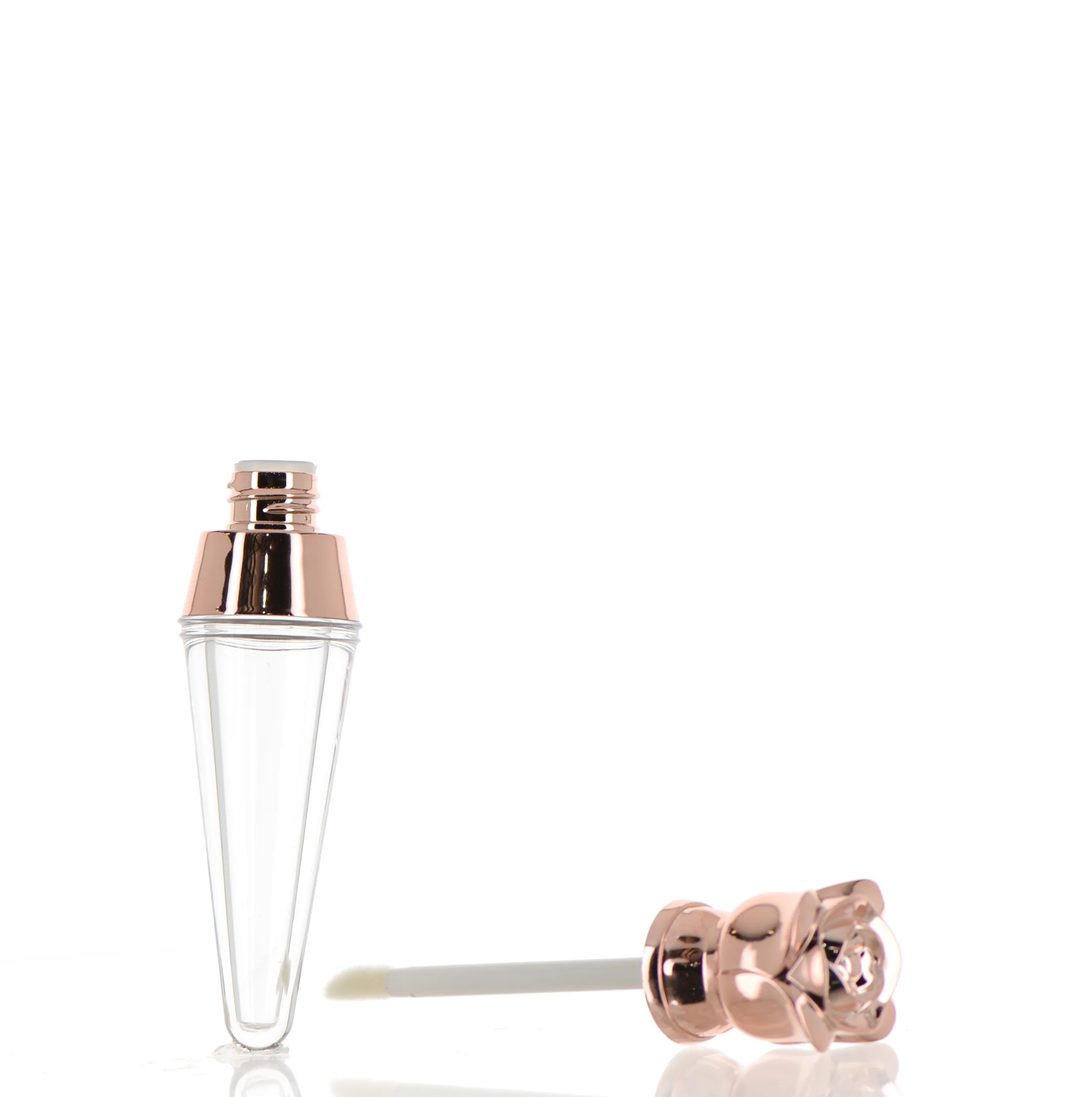 AS/ABS, Lip Gloss Component With Rose Shape Applicator Cap - Image 2