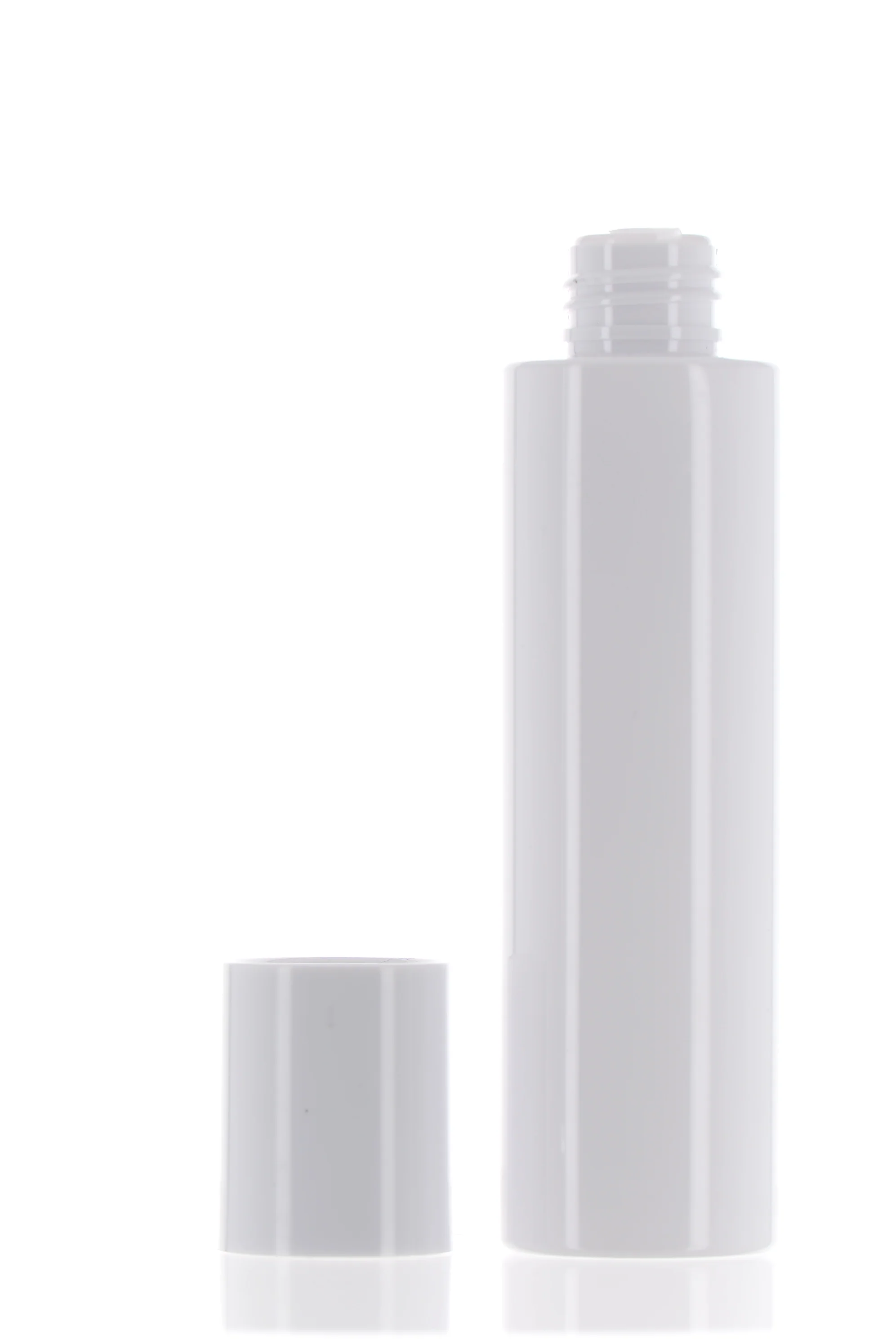 PET, Cylinder Bottle with Orifice Reducer and Over Cap - Image 2