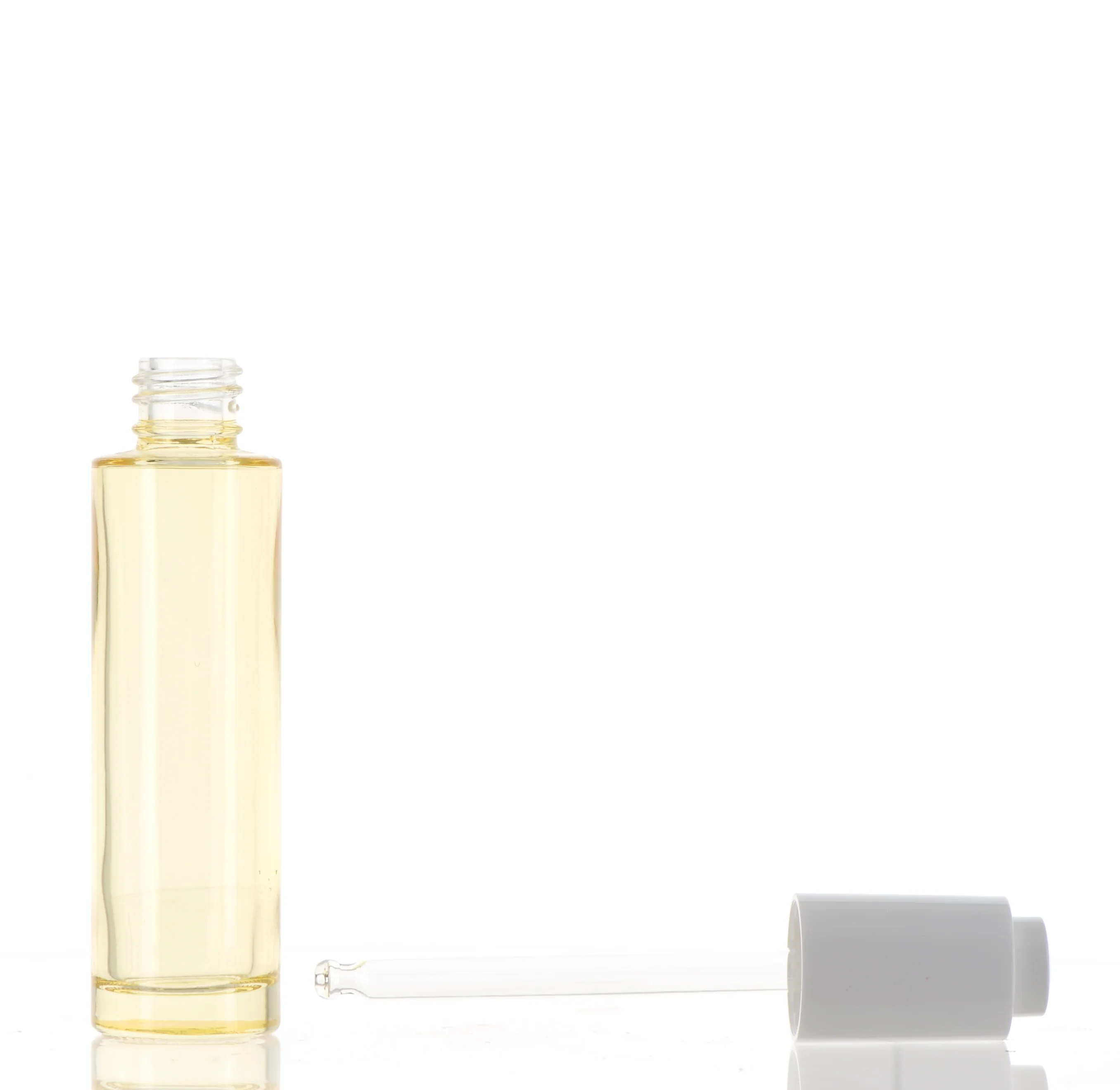 PETG/Glass, Cylinder Round Push Dropper Bottle - Image 2