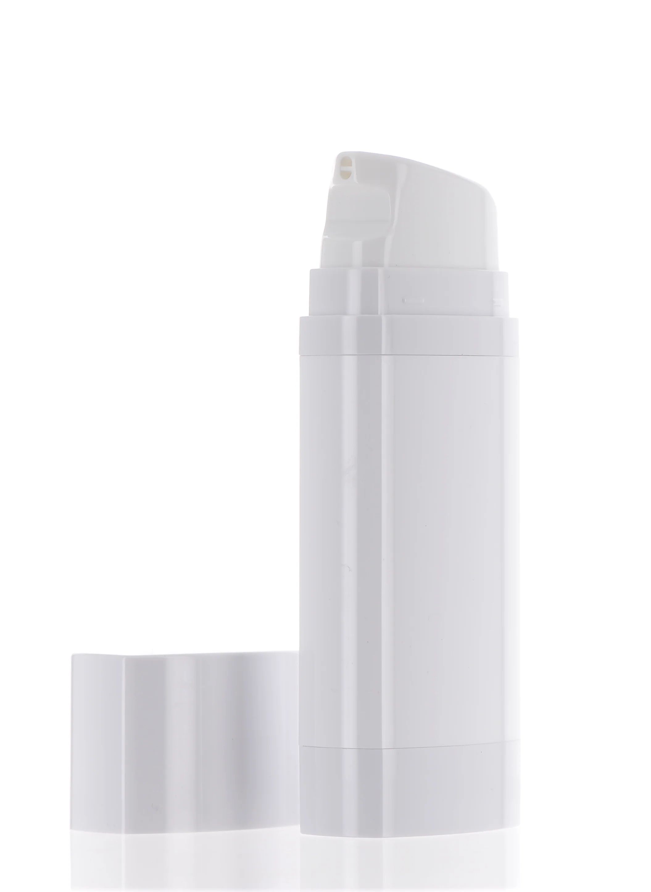 PP/ABS/AS Dual Chamber/Single Actuator Airless Pump Bottle, 15ml*2, Dosage 0.20cc*2 - Image 2