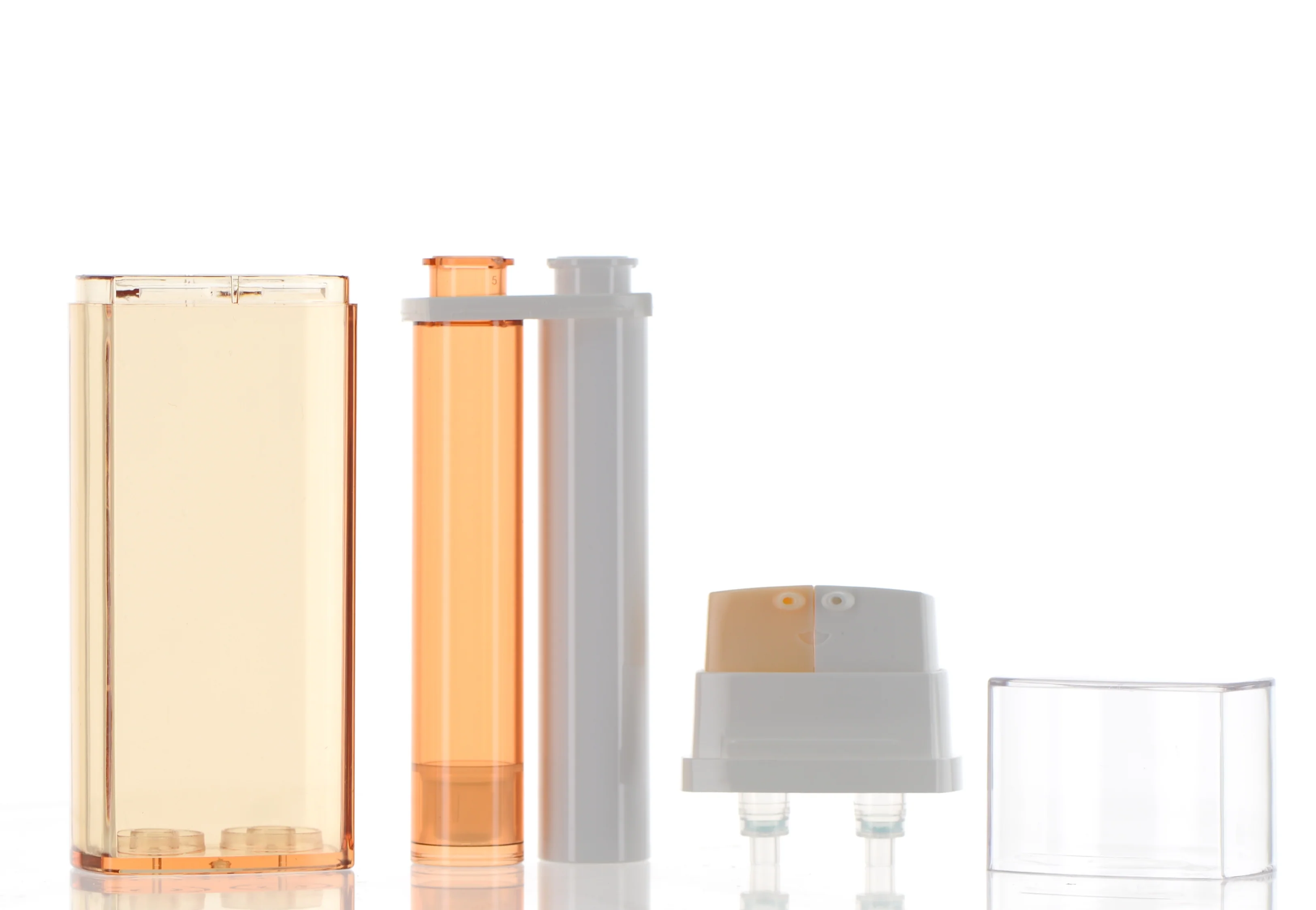 PP/AS/ABS, Duo Glow Beauty Elixir: Dual Chamber Treatment Pump Airless Bottle - Image 3