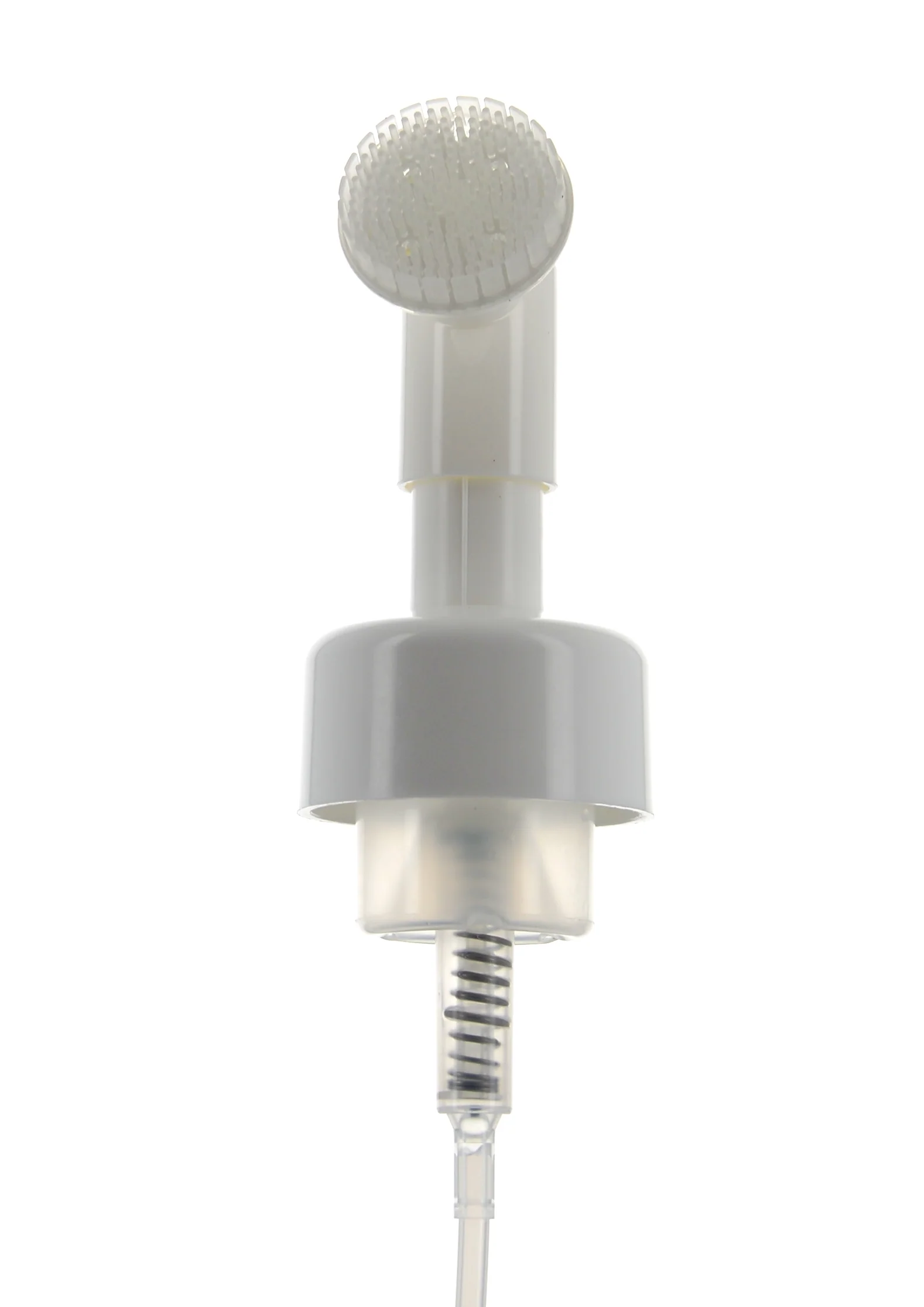 PP, Foamer Pump with Scrub Brush Applicator, Clip-Lock, 0.8cc - Image 3