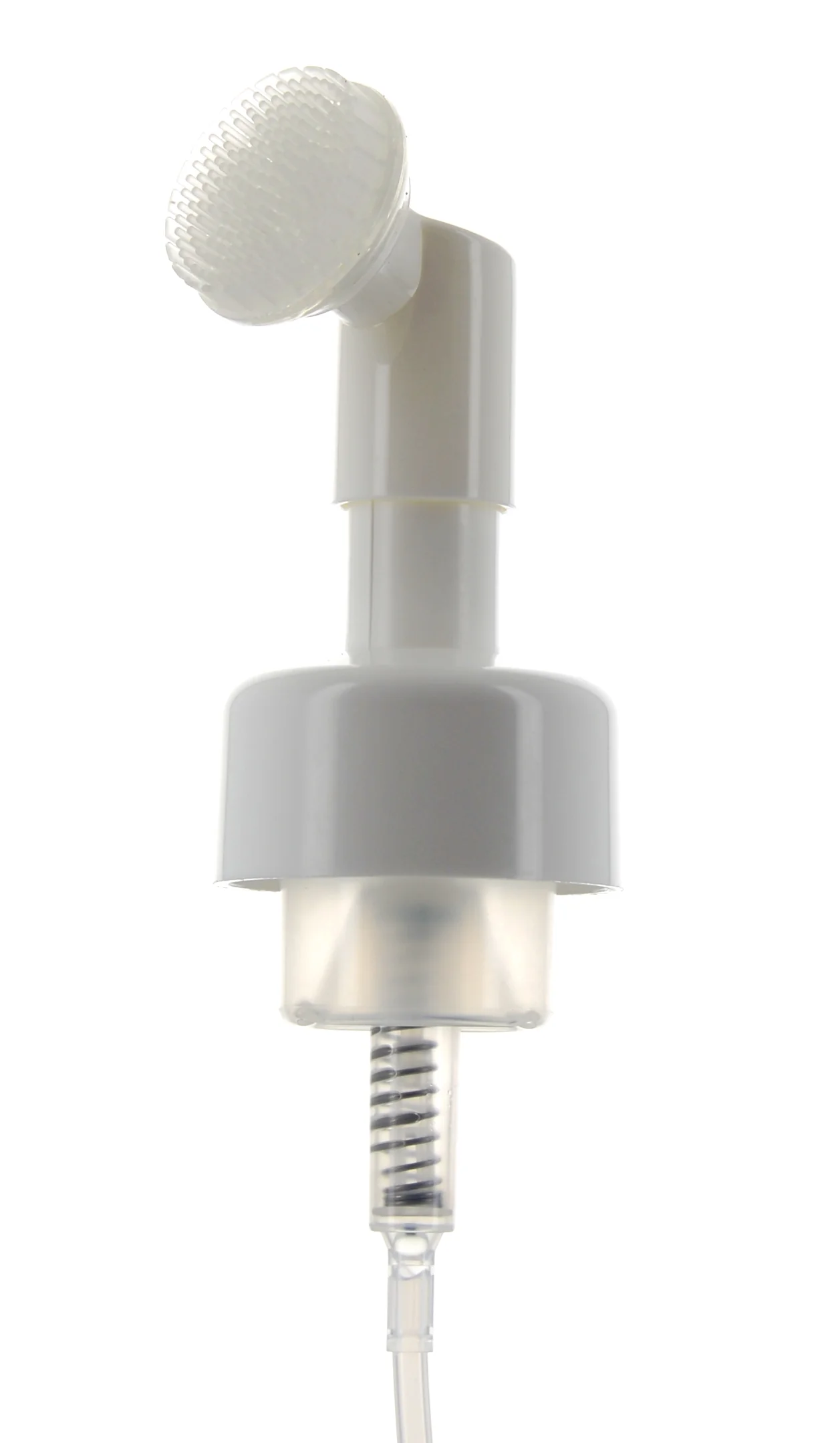 PP, Foamer Pump with Scrub Brush Applicator, Clip-Lock, 0.8cc - Image 4