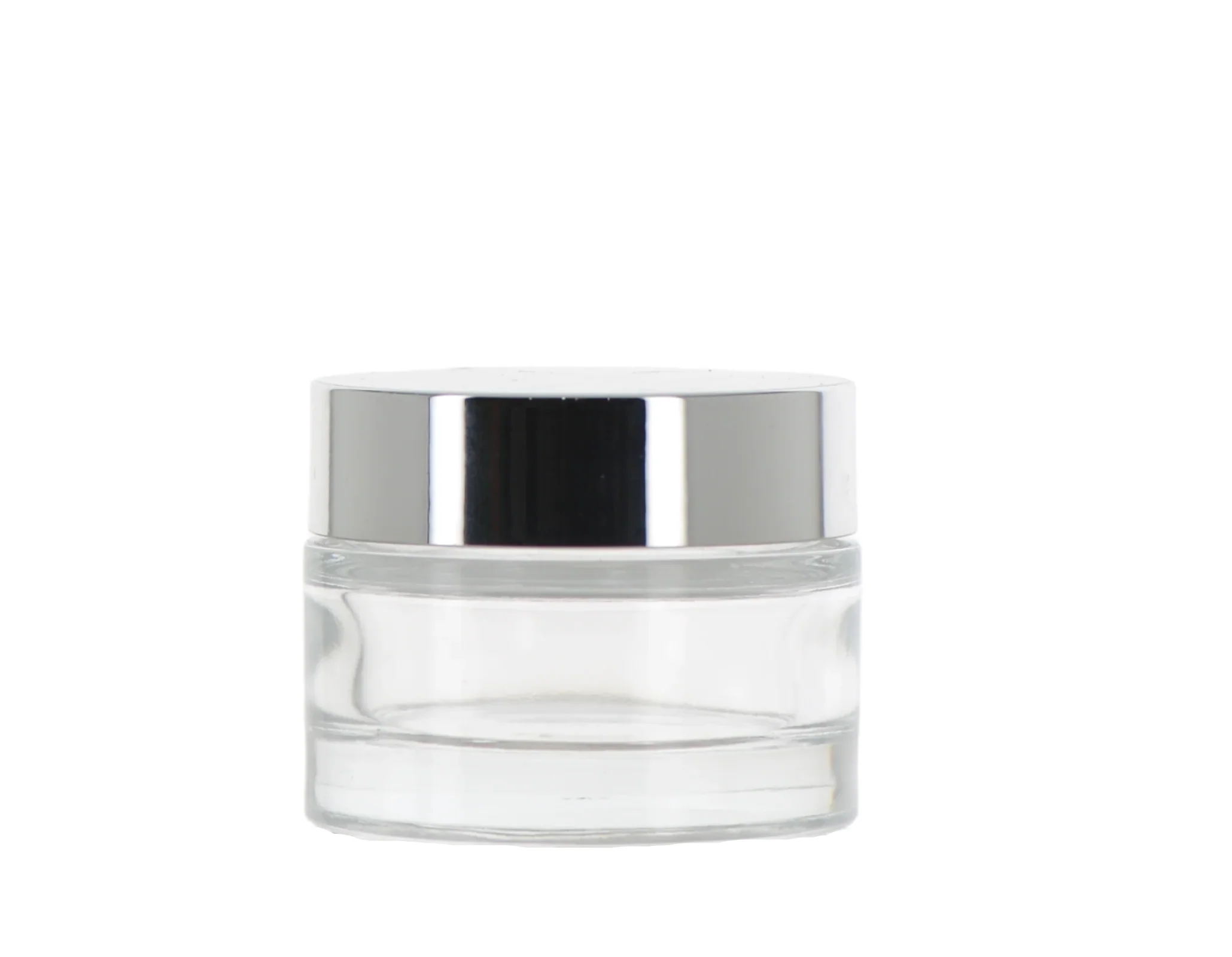 Glass/ABS/PP, Round Jar with Screw Cap