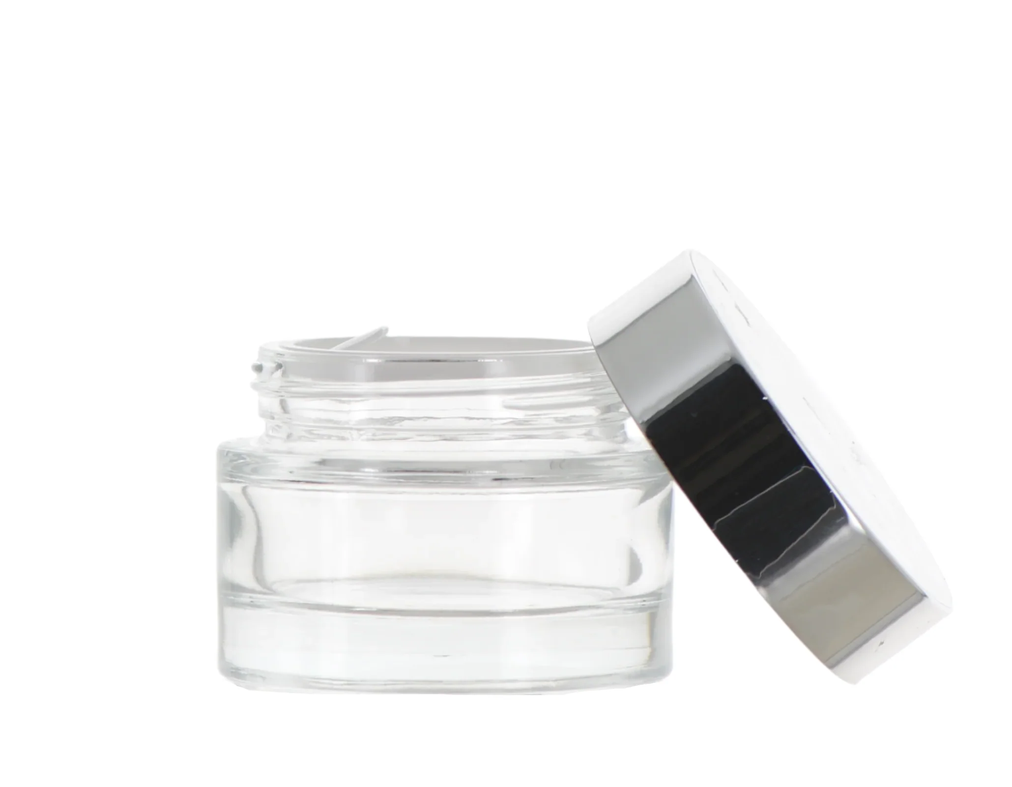 Glass/ABS/PP, Round Jar with Screw Cap - Image 2