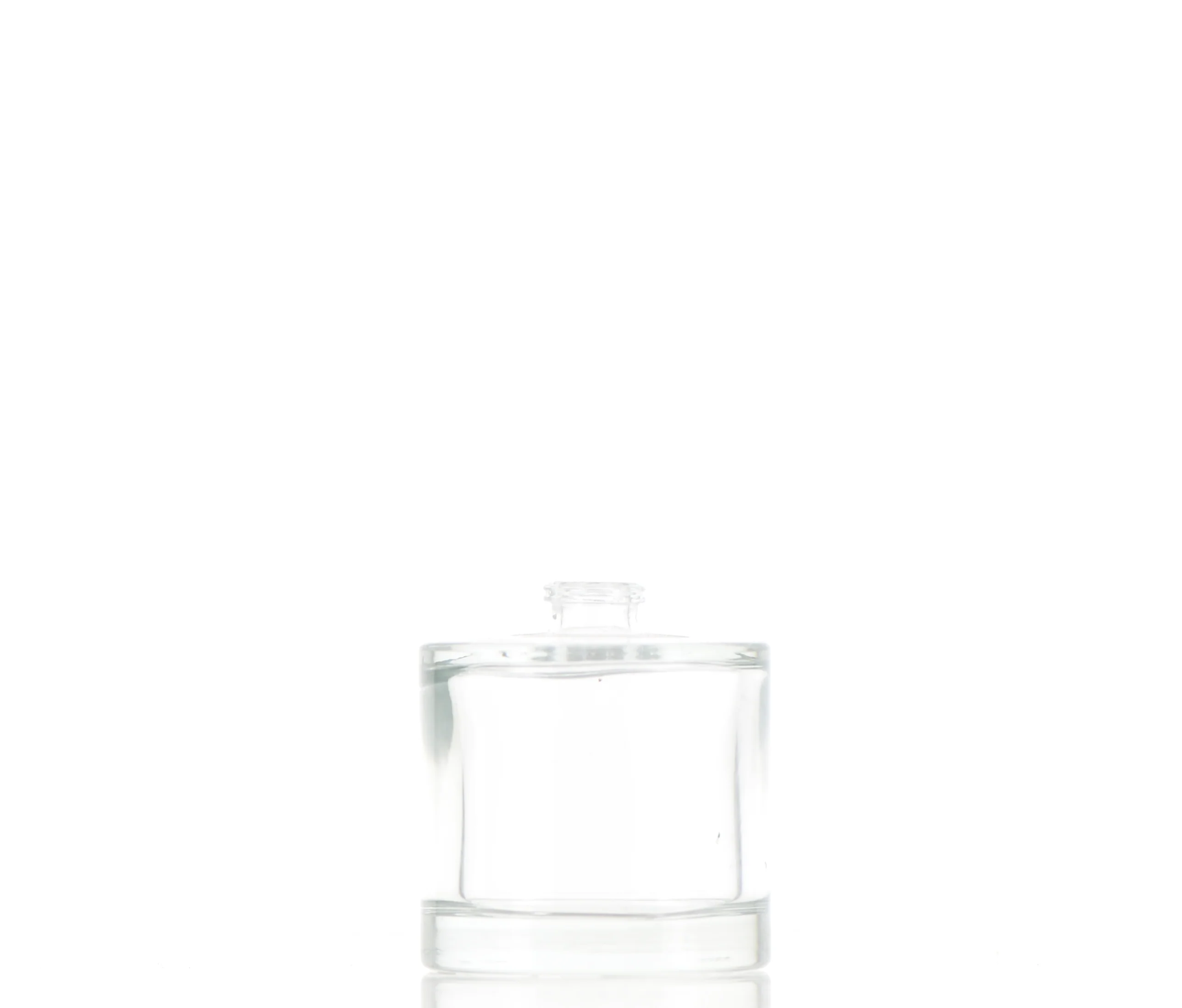 Glass, Cylinder Round Bottle