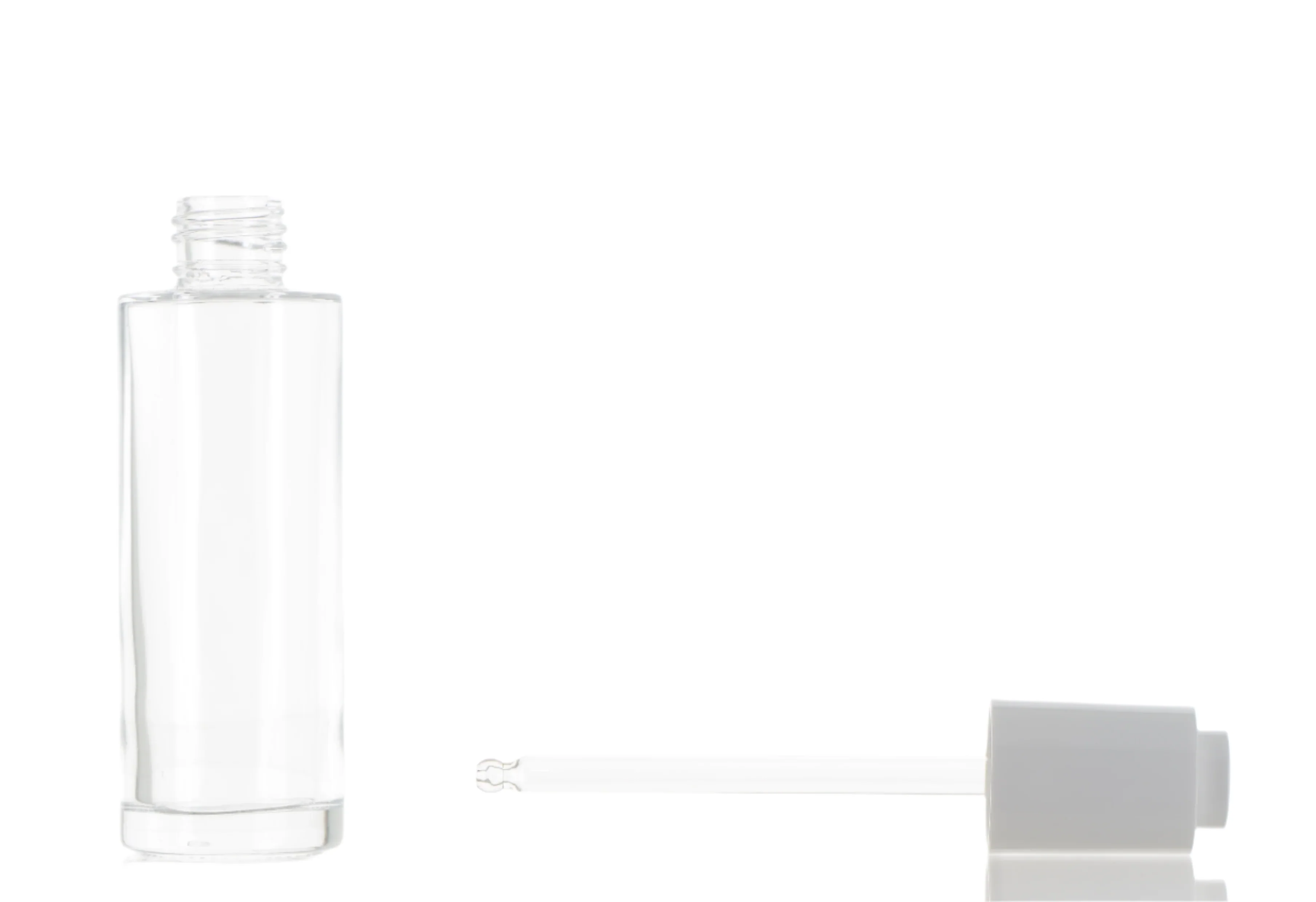 Glass/PP, Round Dropper Bottle - Image 2