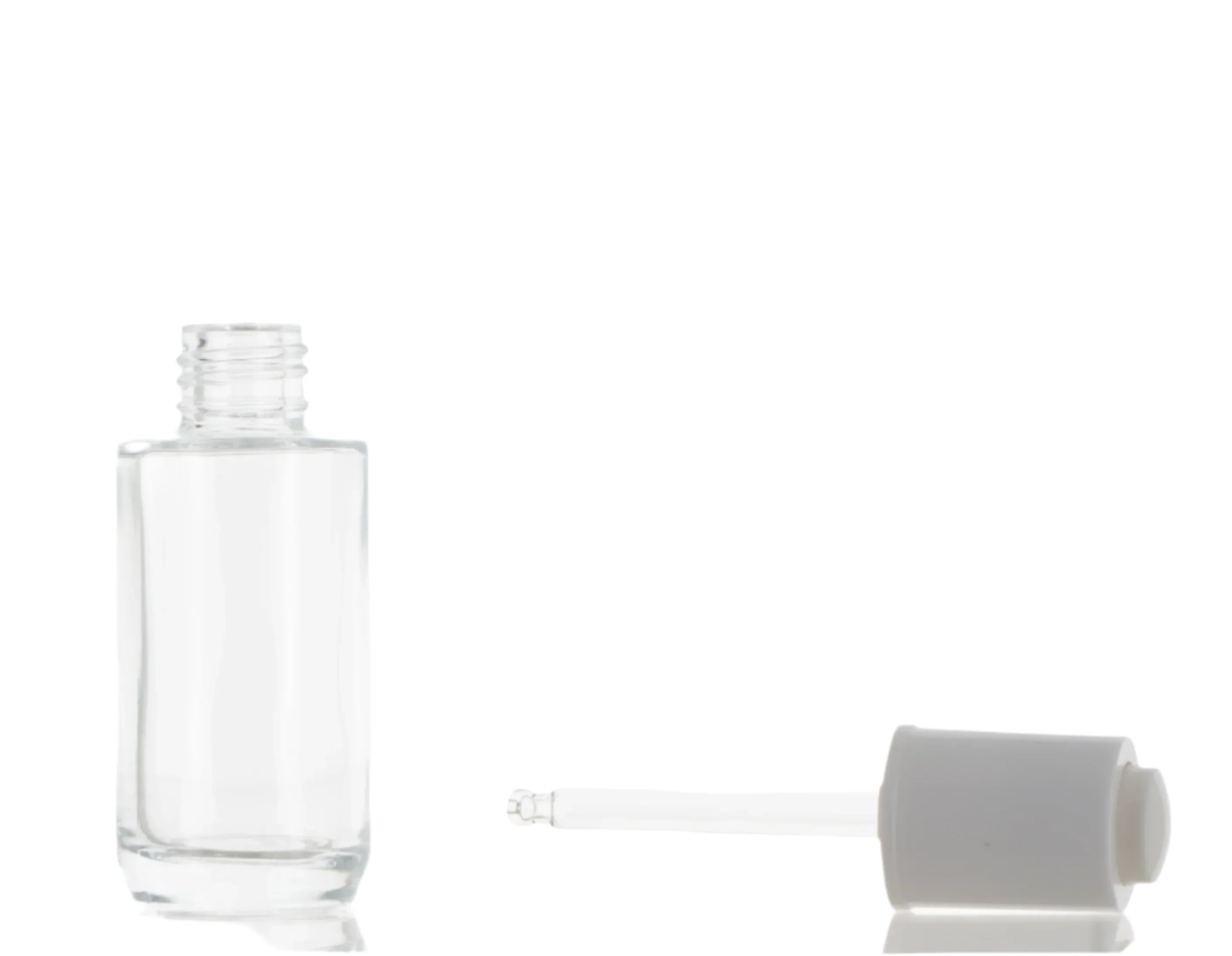 Glass/PP, Round Dropper Bottle - Image 4