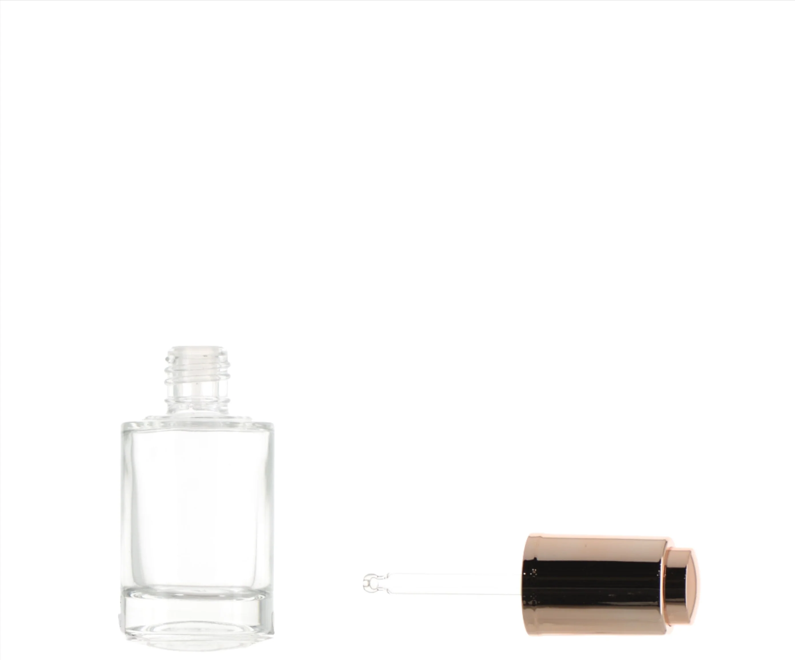 Glass/PP/Aluminum, Twist Up Dropper Bottle - Image 3