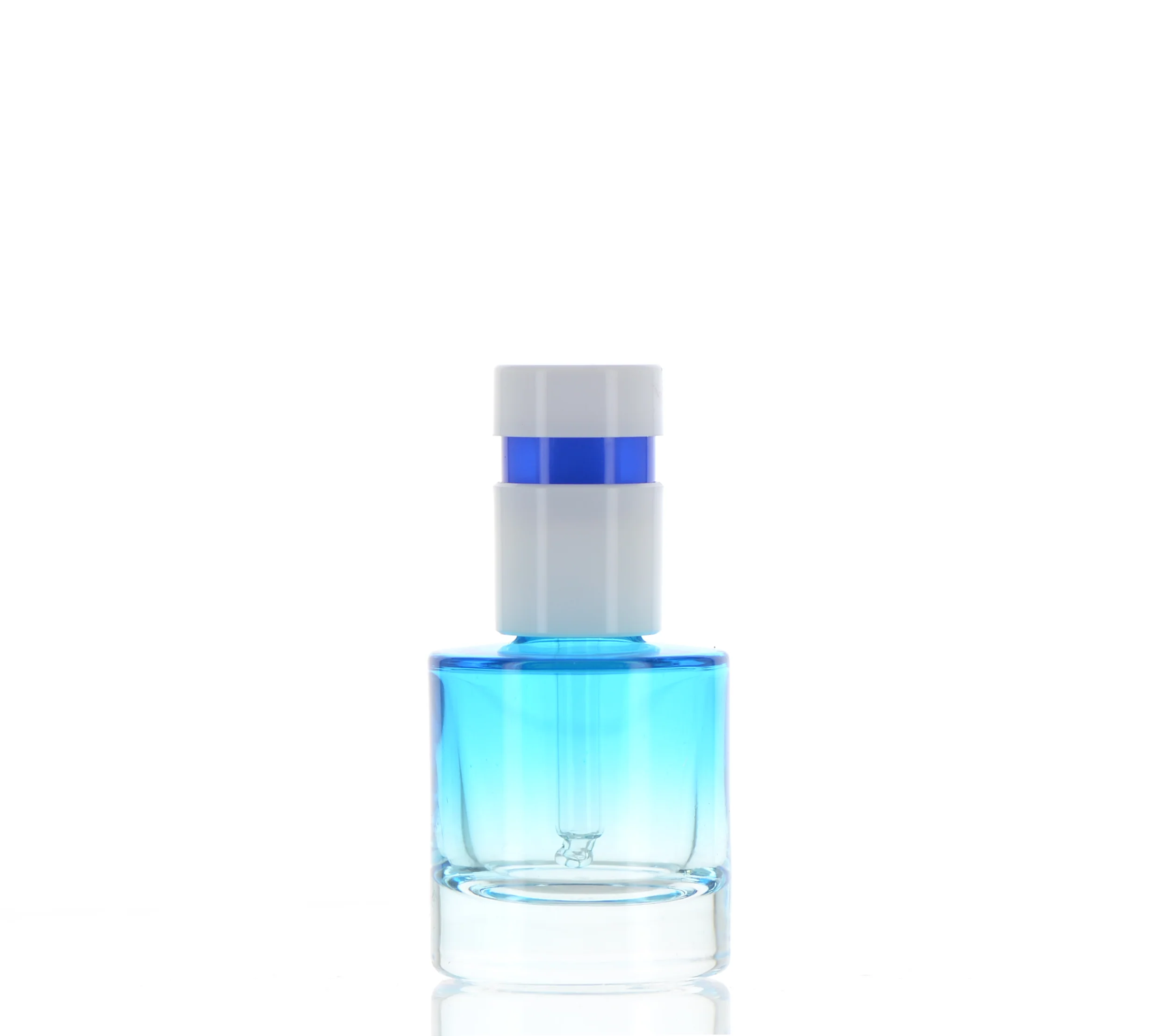 Glass/PP, Cylinder Round Push Down Dropper