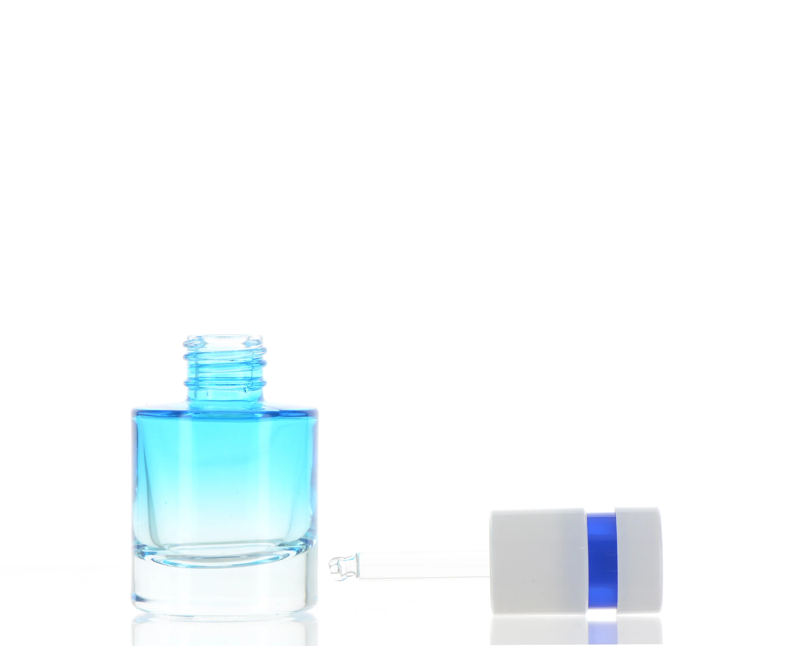 Glass/PP, Cylinder Round Push Down Dropper - Image 2