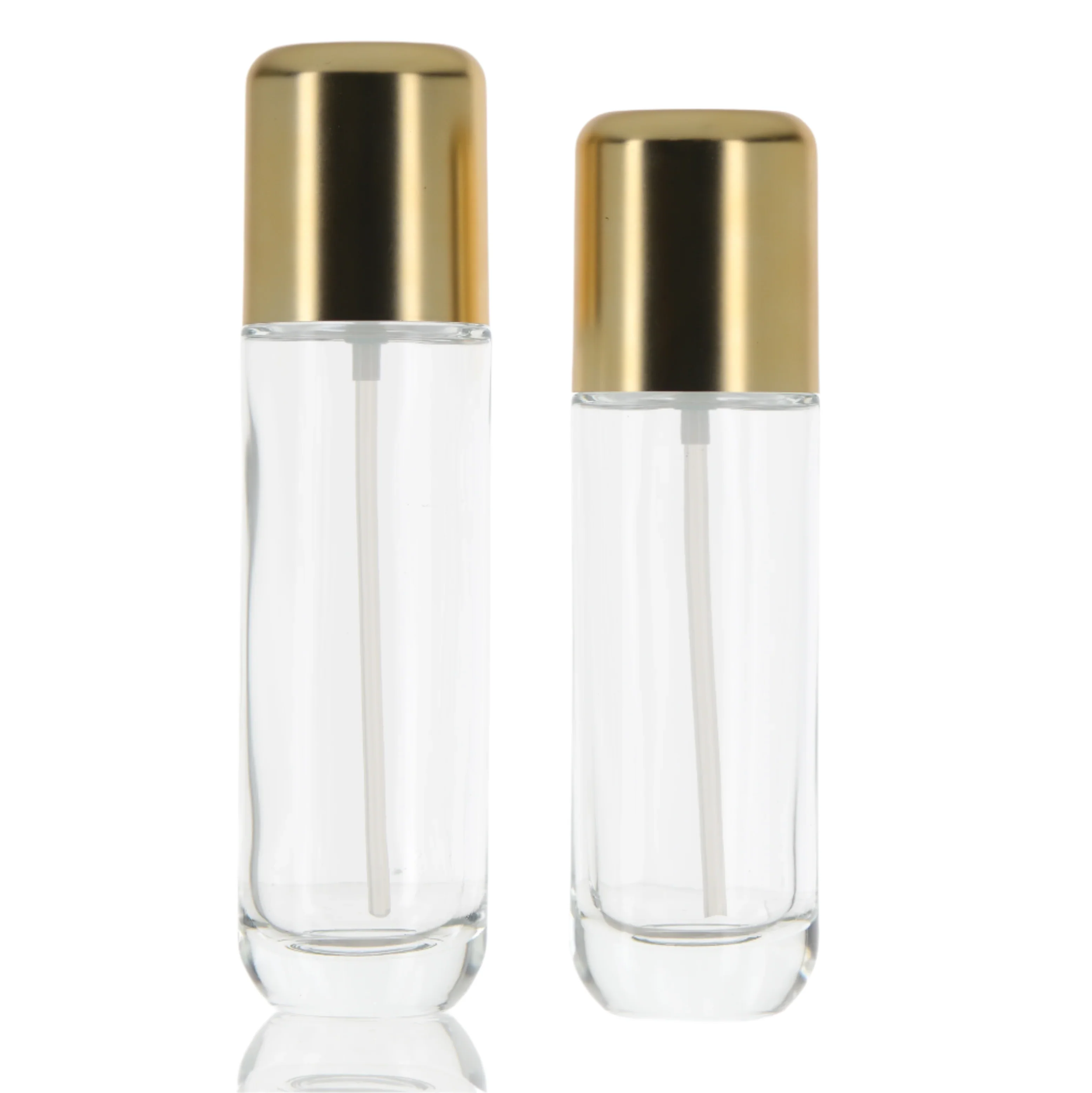 Glass/PP, Oval Bottle with Treatment Pump - Image 3