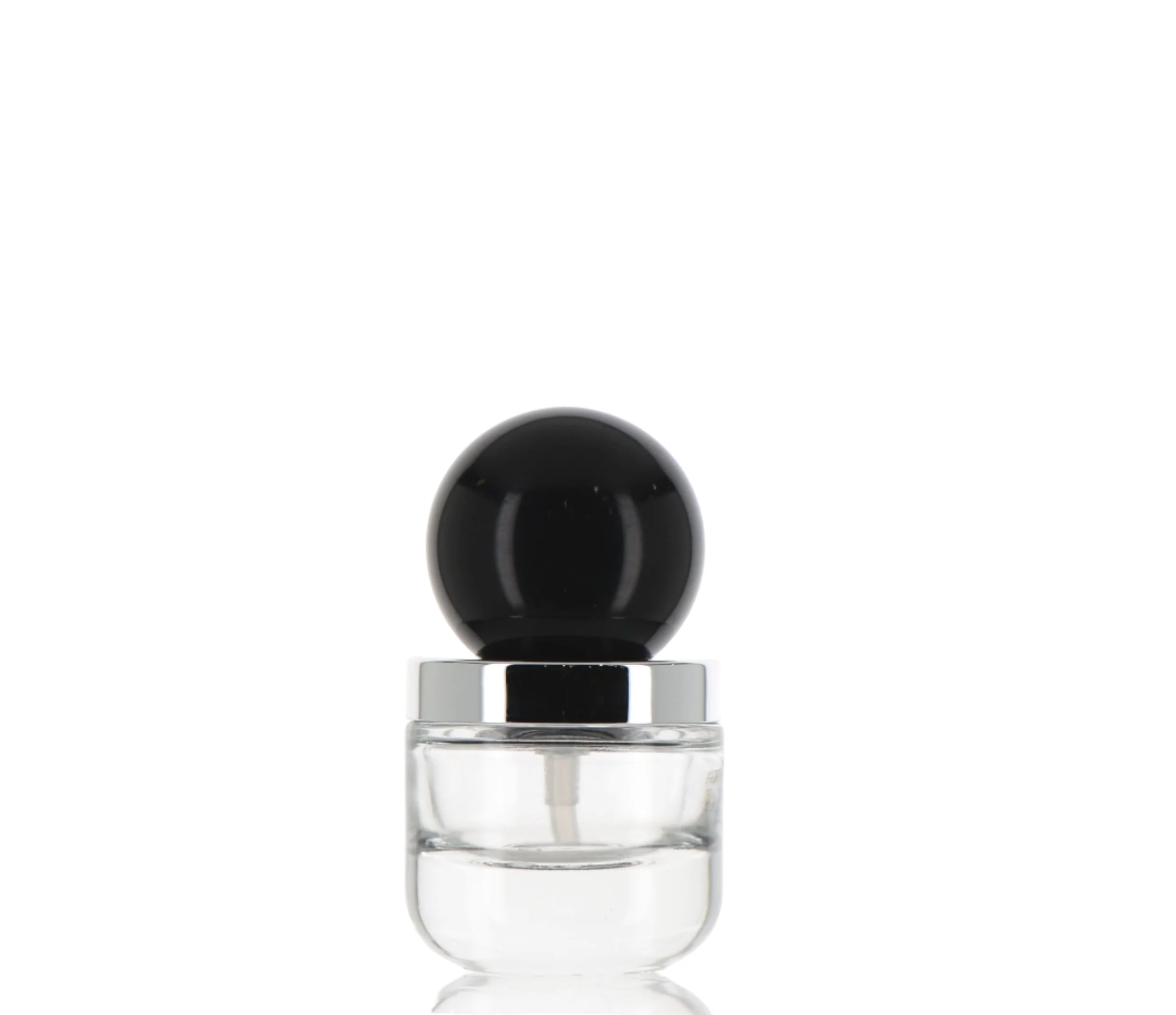 Glass/PP, Round Treatment Pump Bottle - Image 2