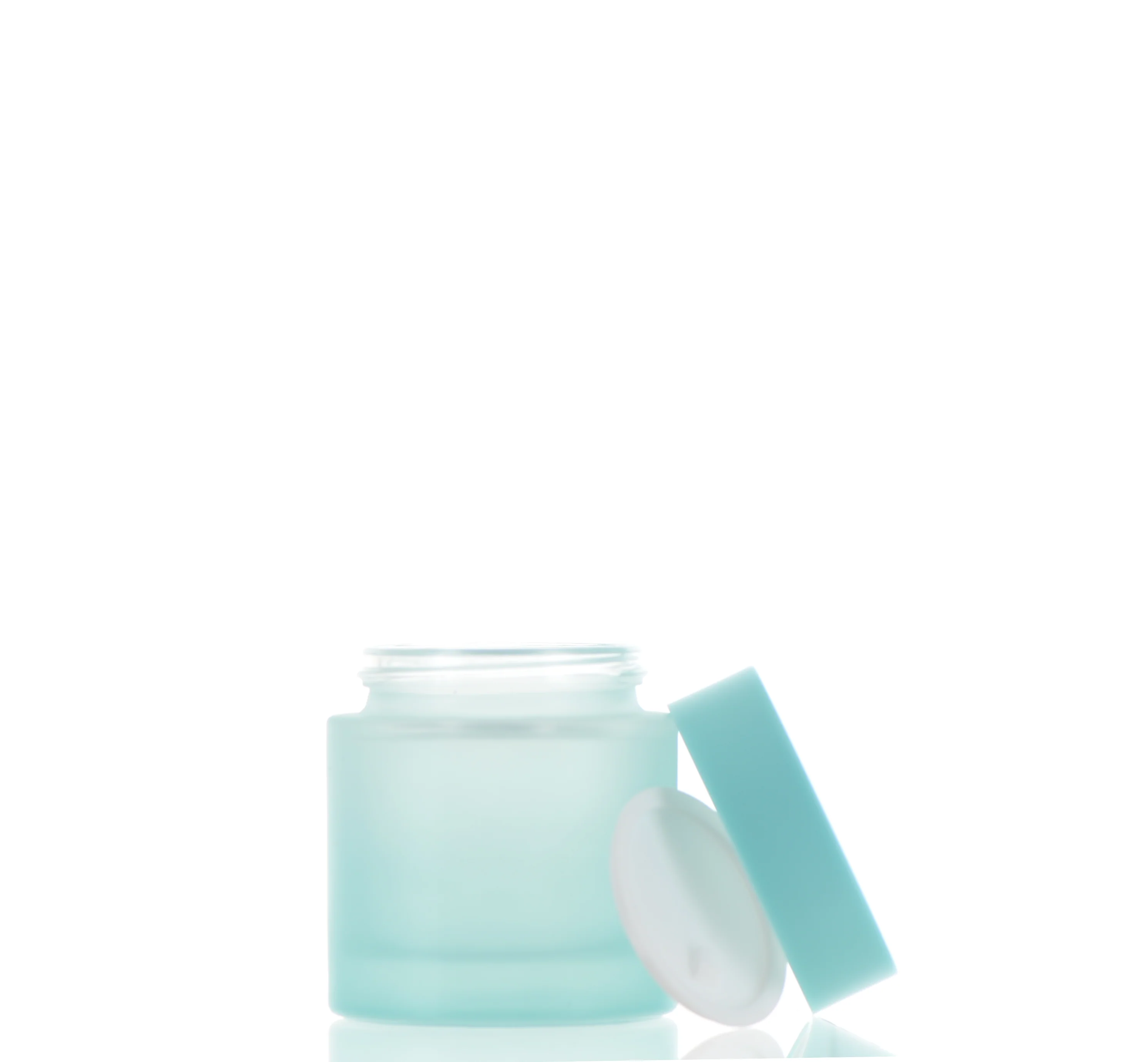 Glass, Round Glass Jar - Image 2
