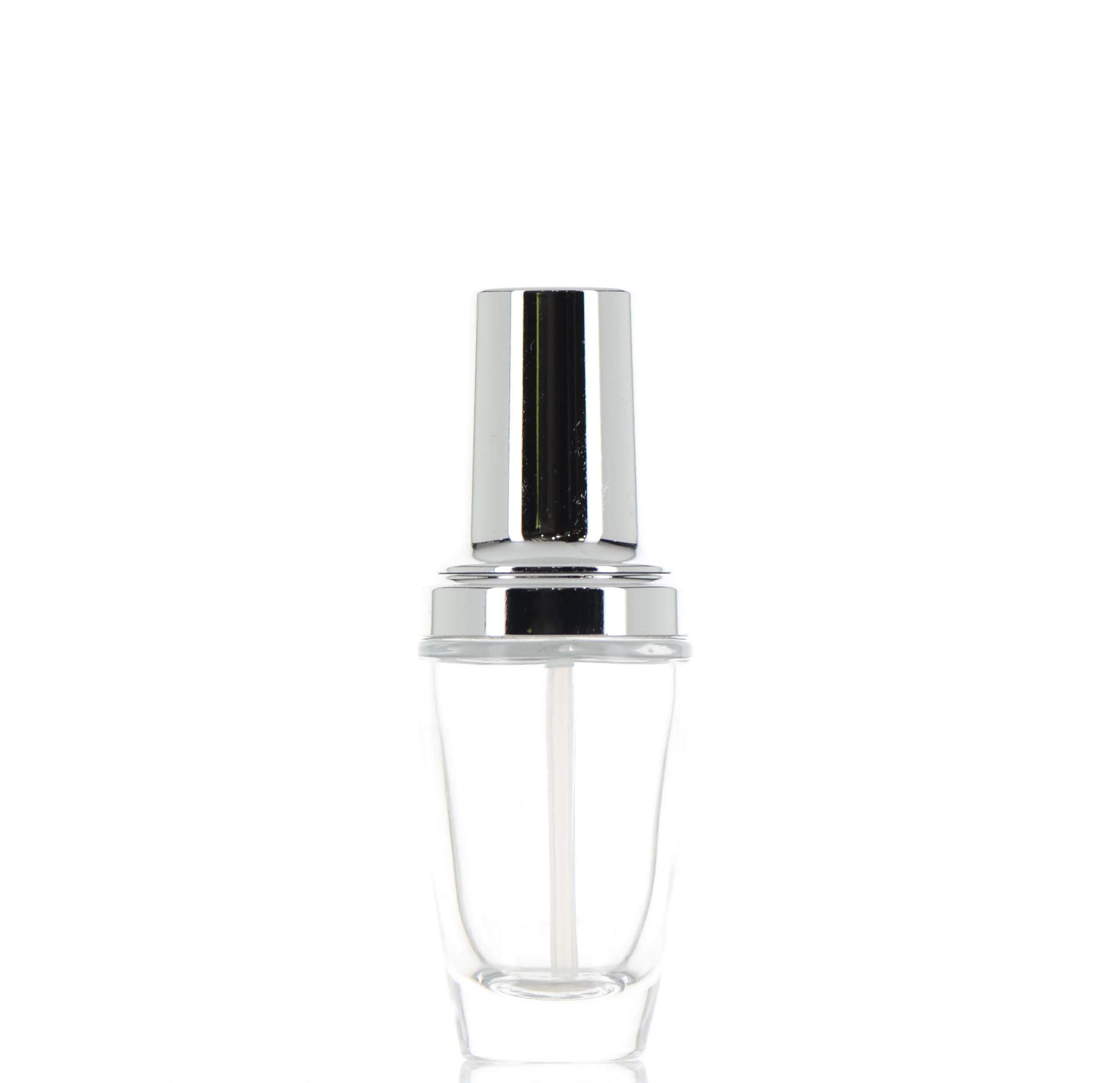 Glass, Treatment Pump Bottle with Over Cap