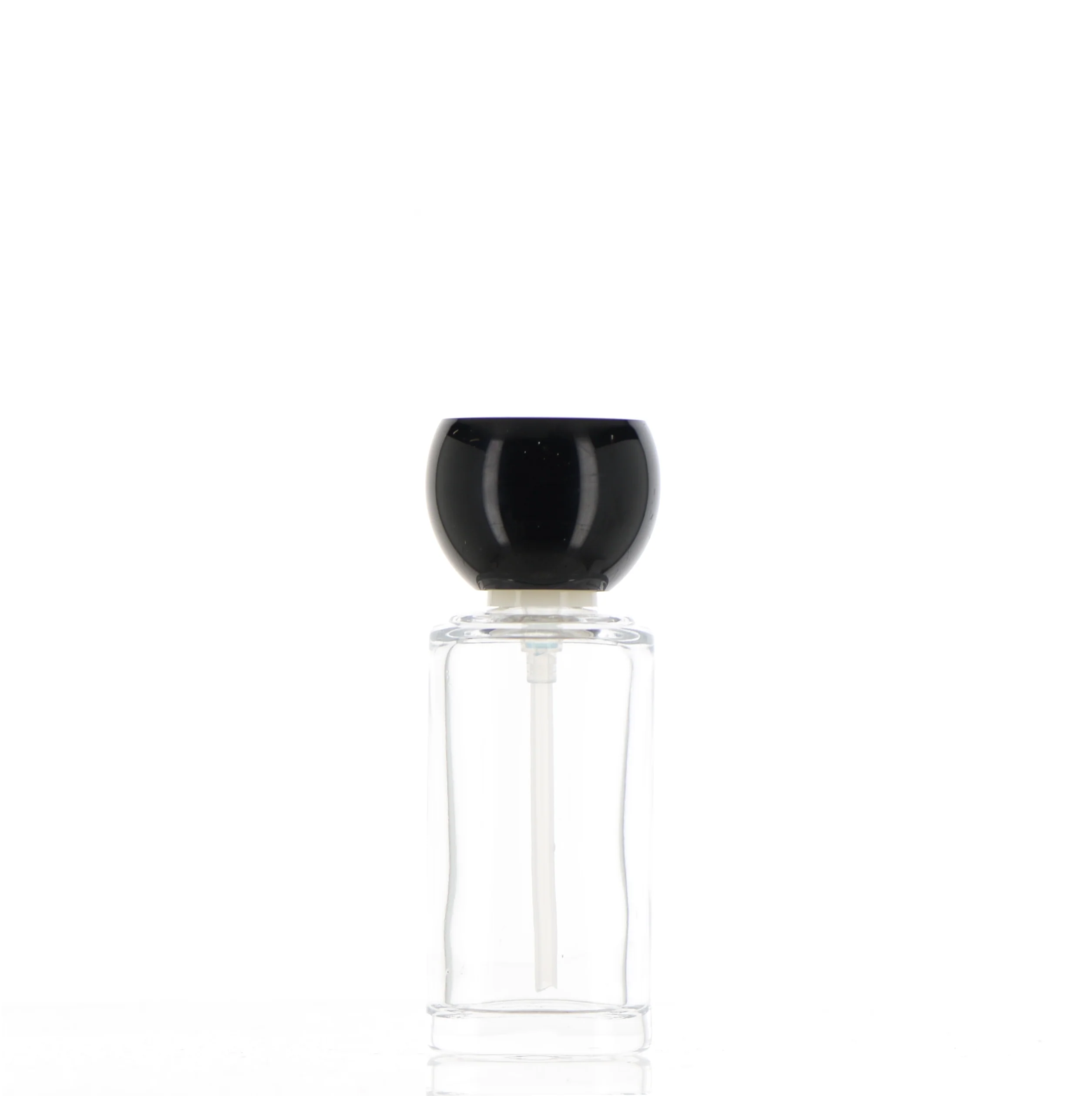 Glass, Treatment Pump Bottle with Over Cap