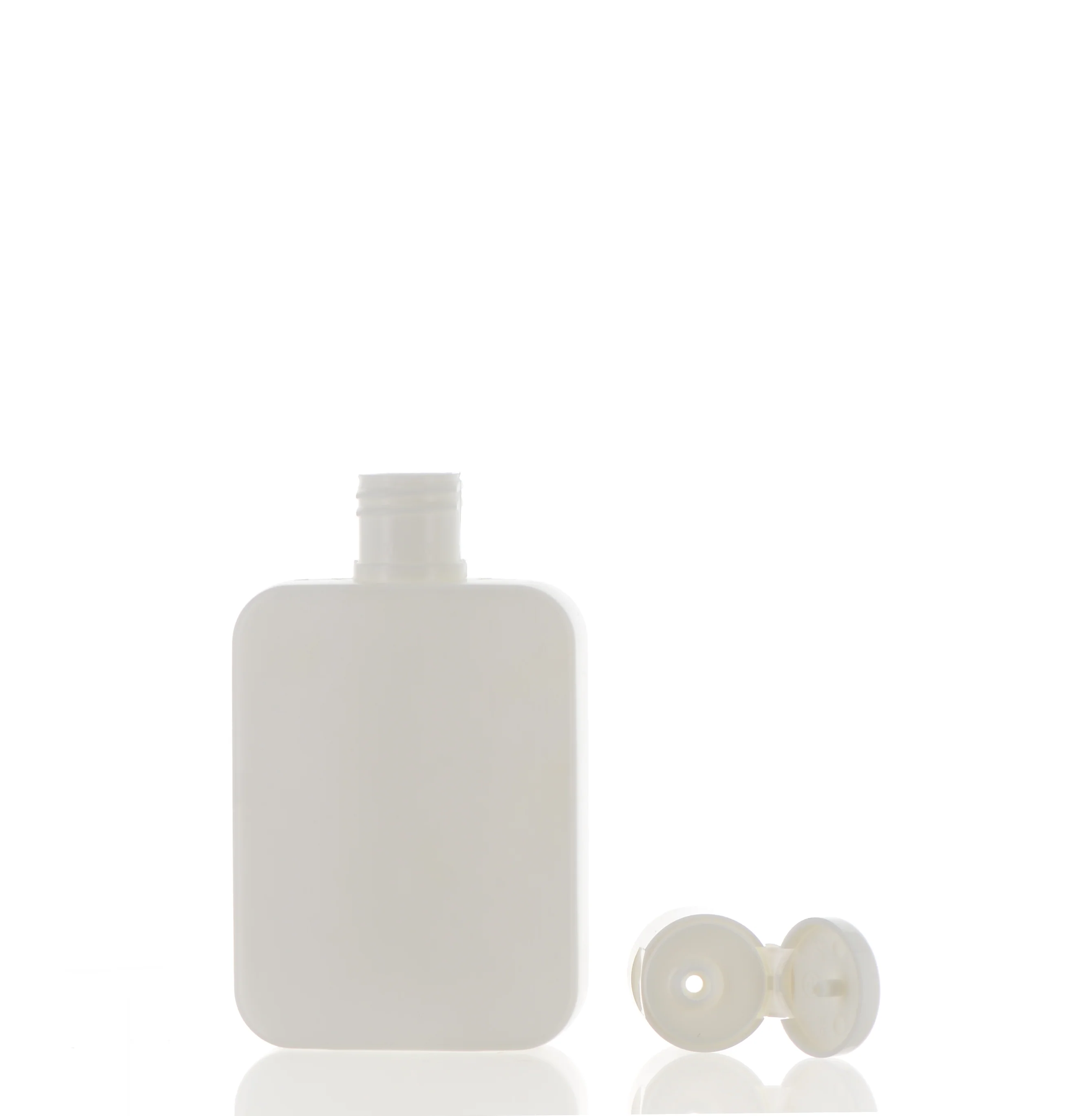 HDPE, Flip Top Cap Square Bottle - Image 3