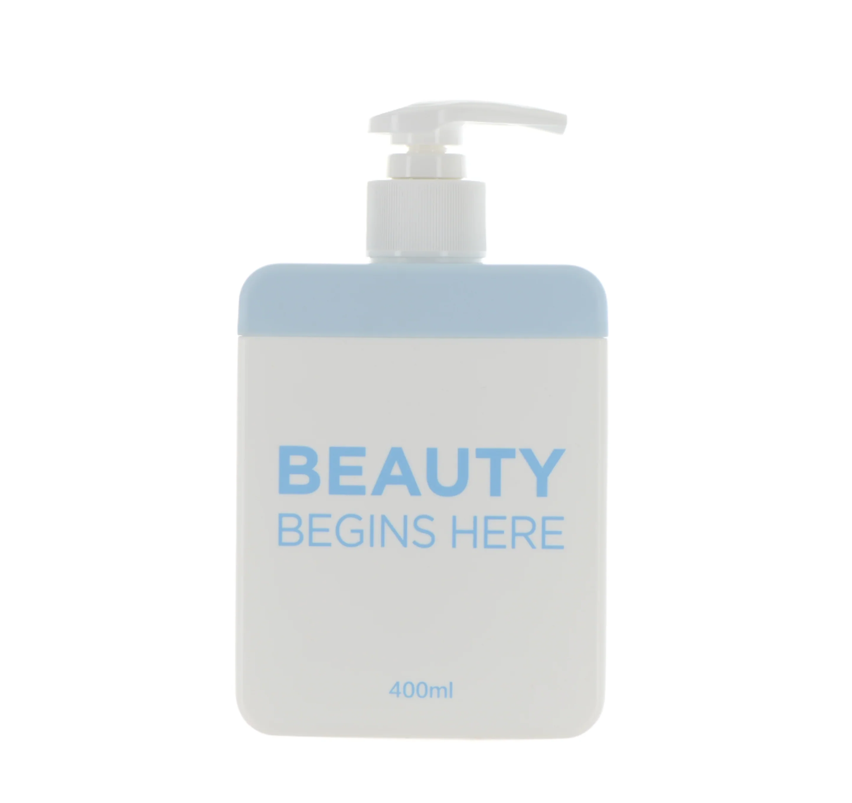 HDPE/PP, Rectangular Bottle with Down-Lock Lotion Pump - Image 2