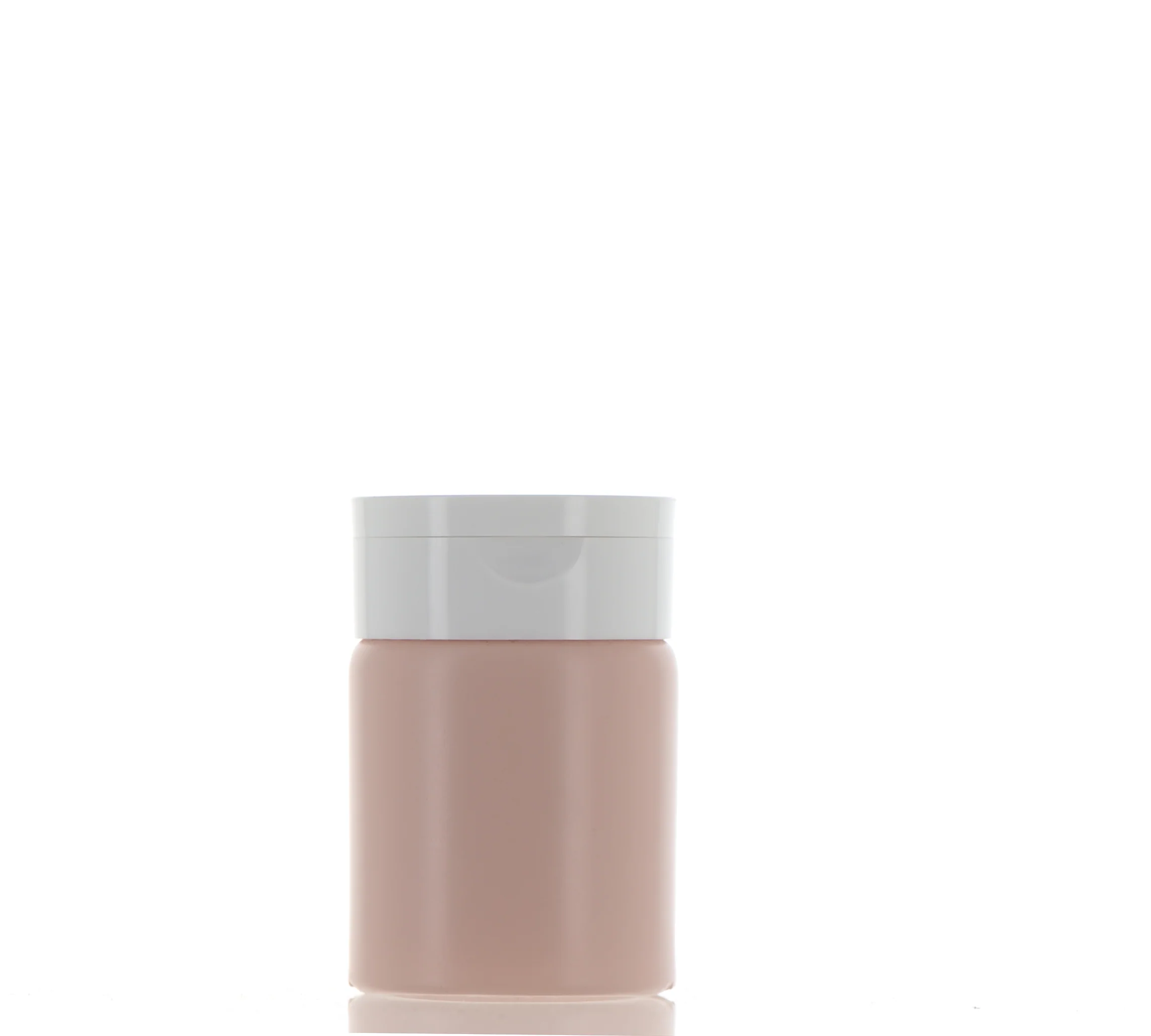 HDPE/PP, Powder Round Bottle with Flip Top Sifter Cap