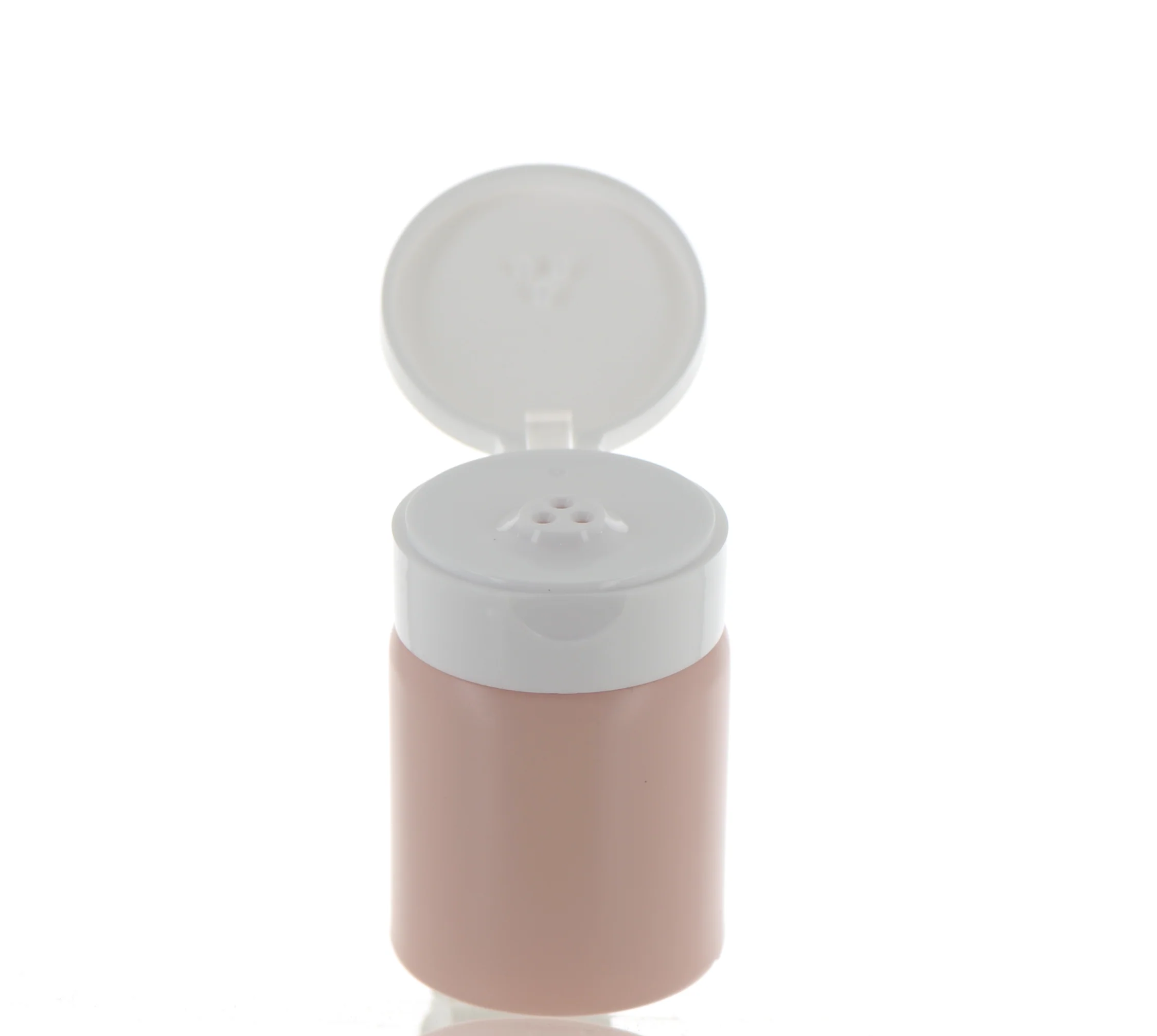 HDPE/PP, Powder Round Bottle with Flip Top Sifter Cap - Image 2