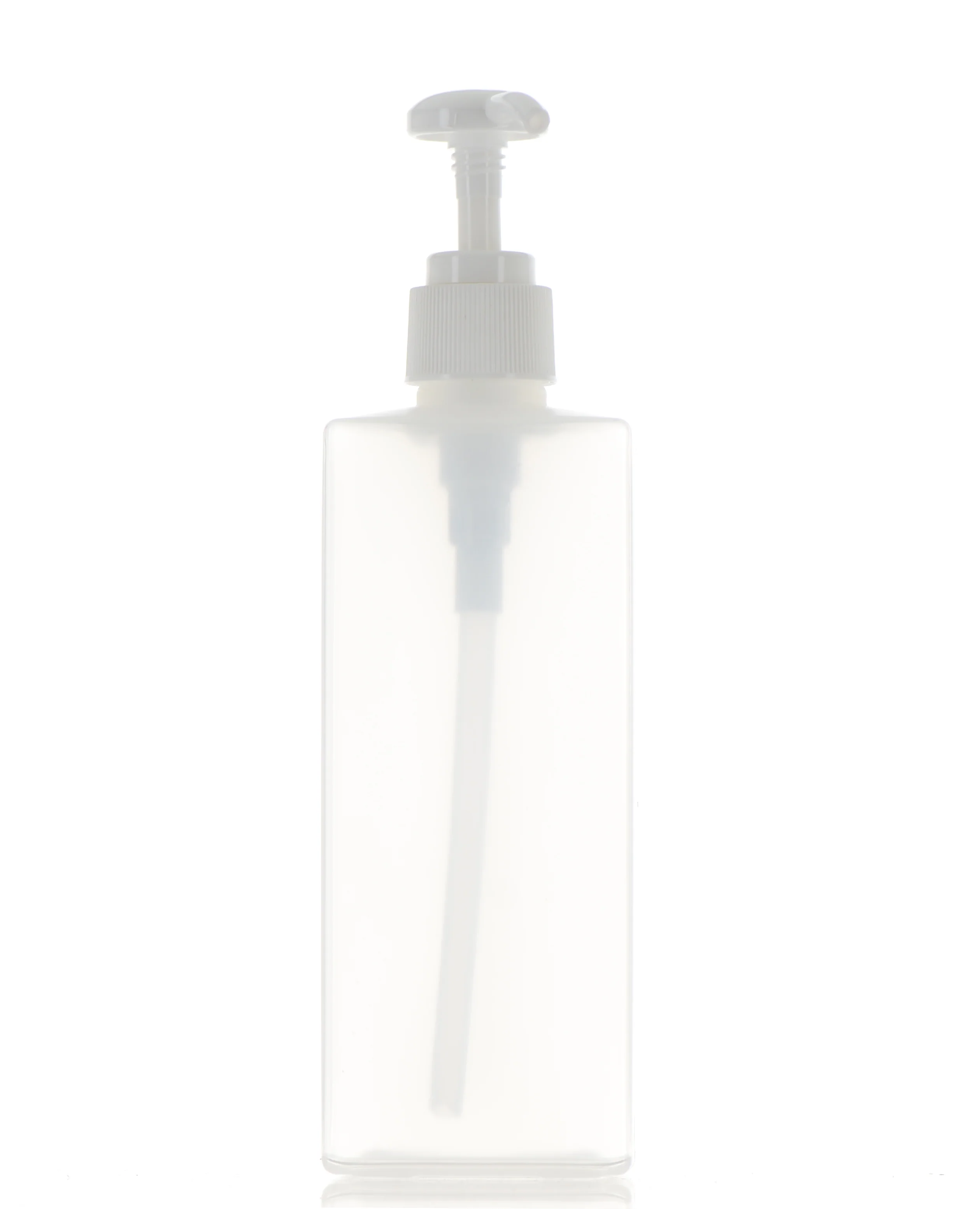 HDPE, Rectangular Lotion Pump Bottle - Image 2