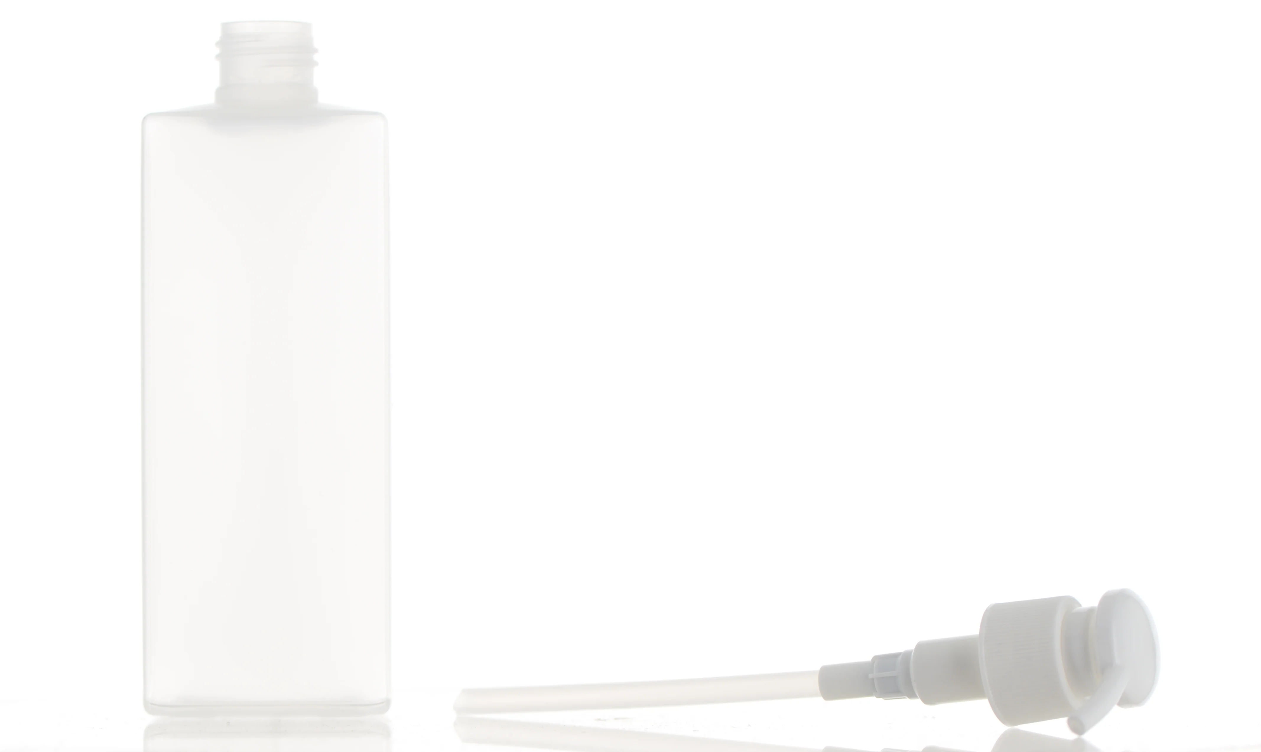 HDPE, Rectangular Lotion Pump Bottle - Image 3