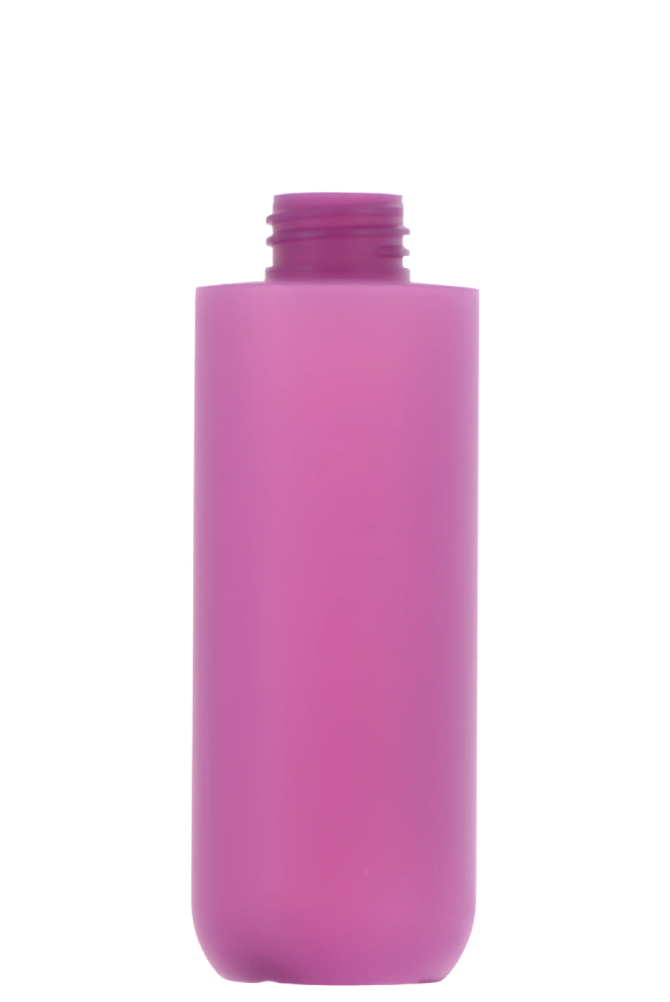 HDPE, Soft Touch Cylinder Bottle with Tapered Bottom - Image 2