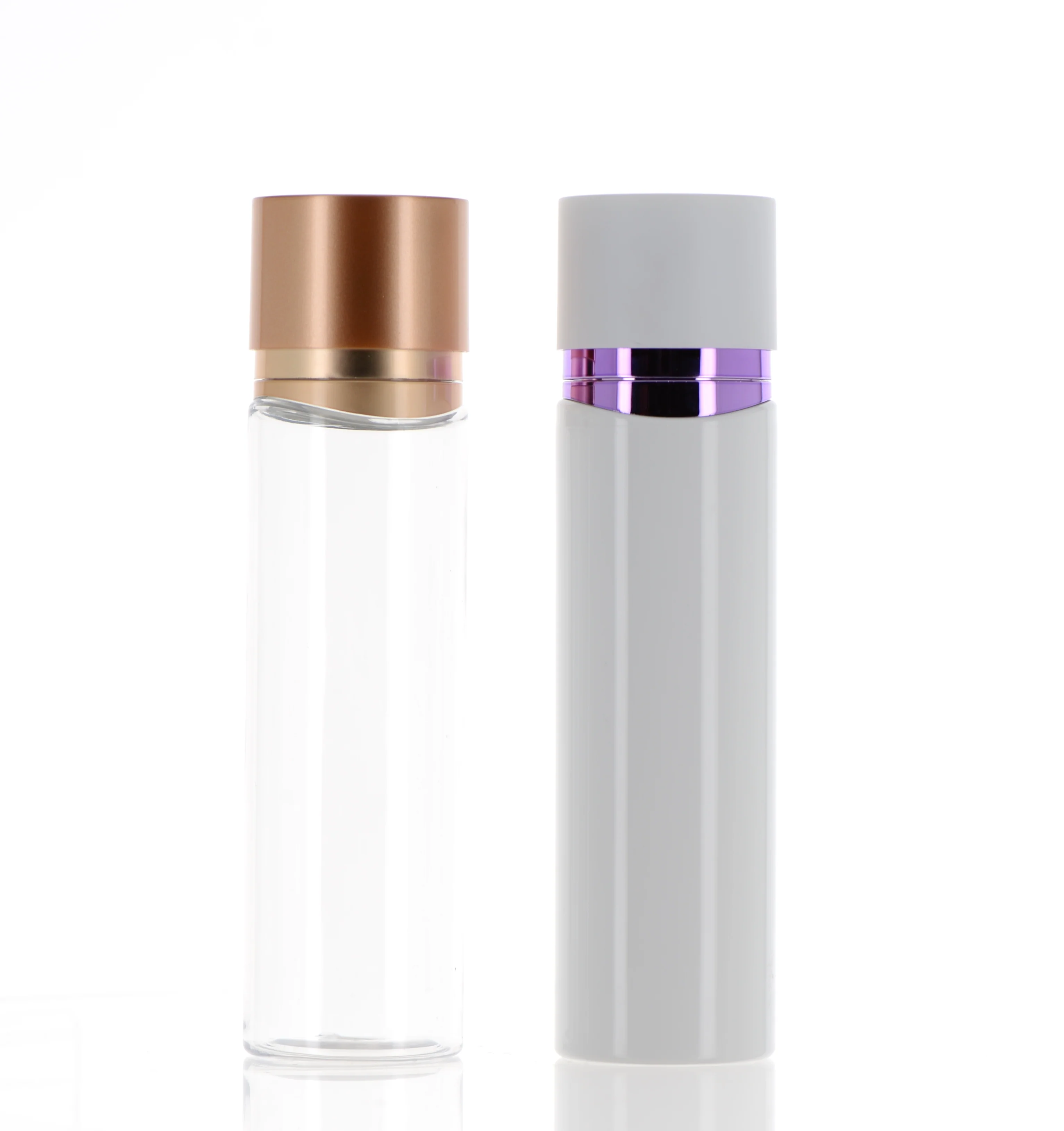 PP, Luxury Cylinder Bottle with Screw Cap and Orifice Reducer - Image 3
