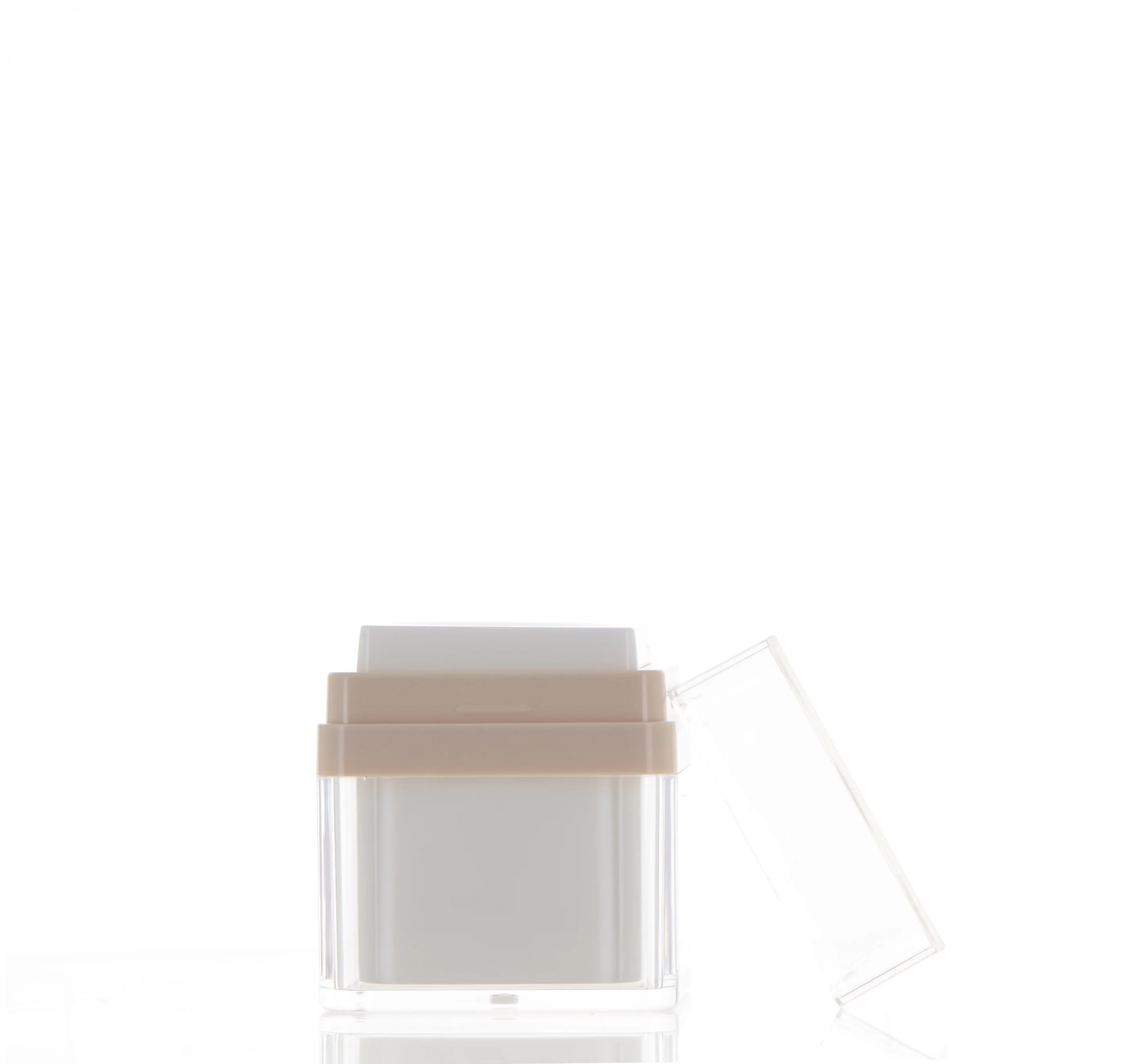 MS, Square Double Wall Airless Jar - Image 2