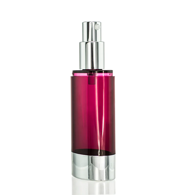 Beauty Infusion 50ml Oval Airless Treatment Pump Bottle Aluminum Actuator - Image 2