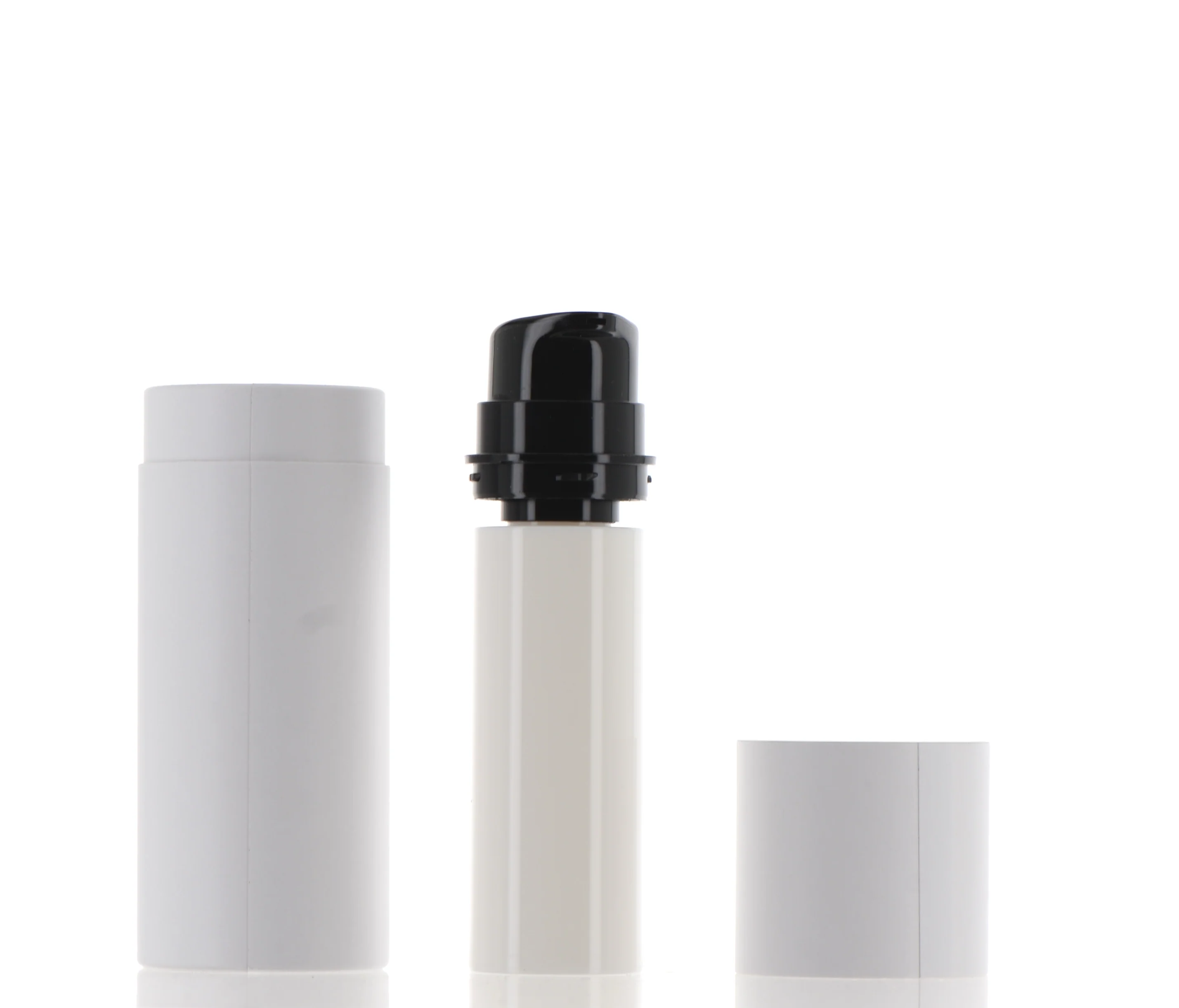 PP/Paper Refillable Airless Pump Bottle - Image 3