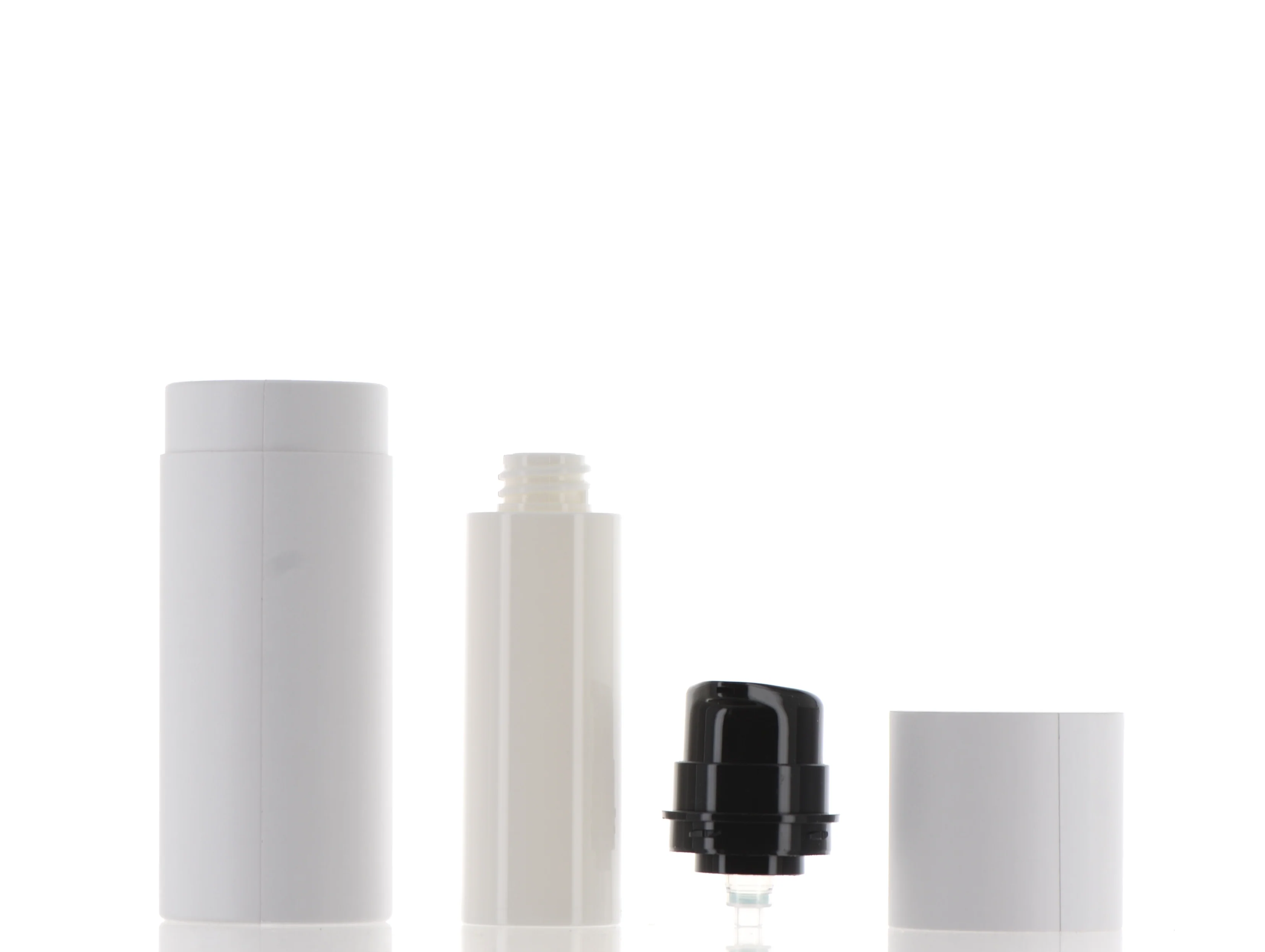 PP/Paper Refillable Airless Pump Bottle - Image 4