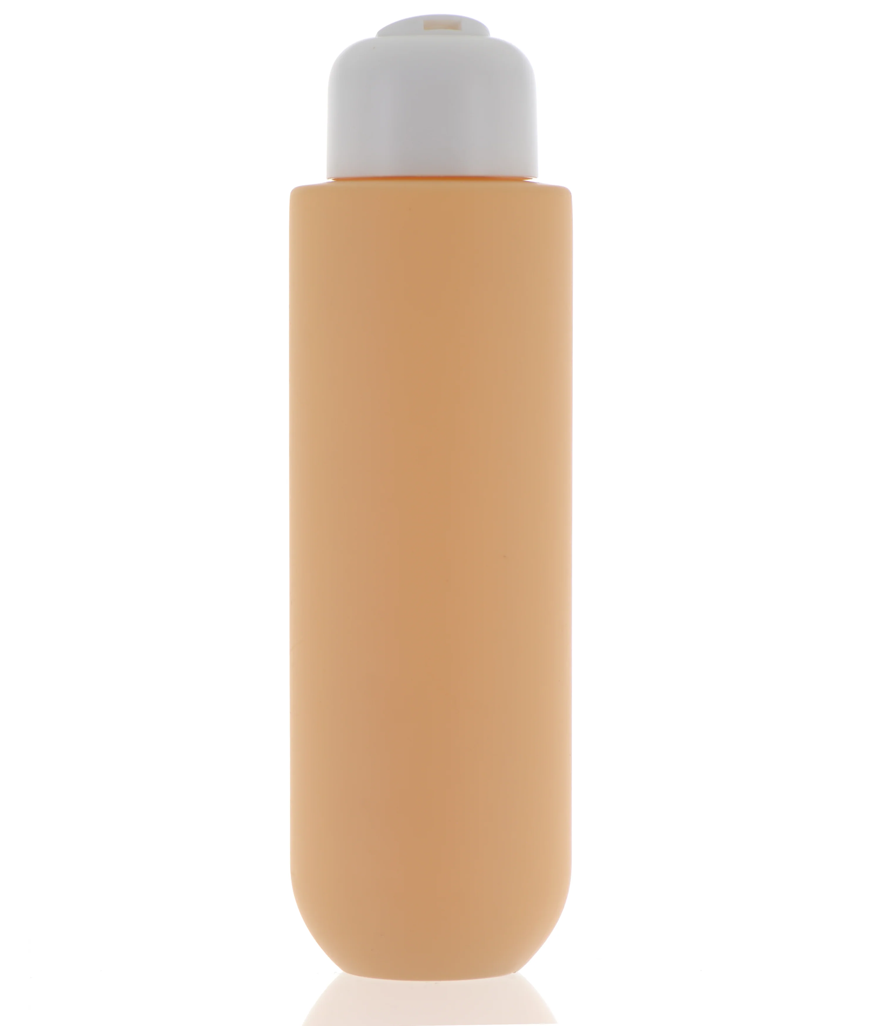 PE/15% PCR/LDPE/HDPE, Tapered Cylinder Bottle with Disc Top Cap