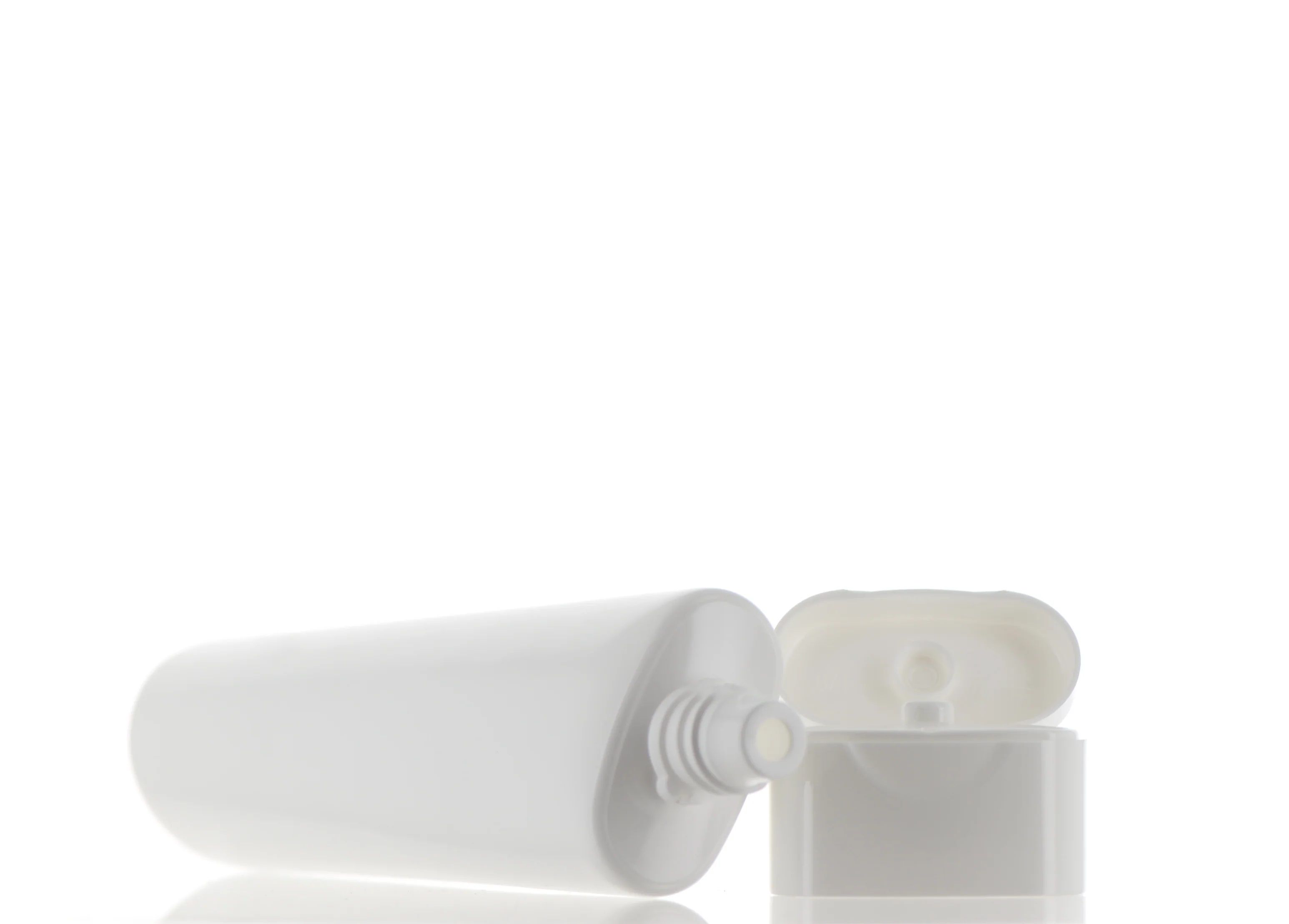 PE/PP, Oval Tube with Flip Top Cap - Image 3